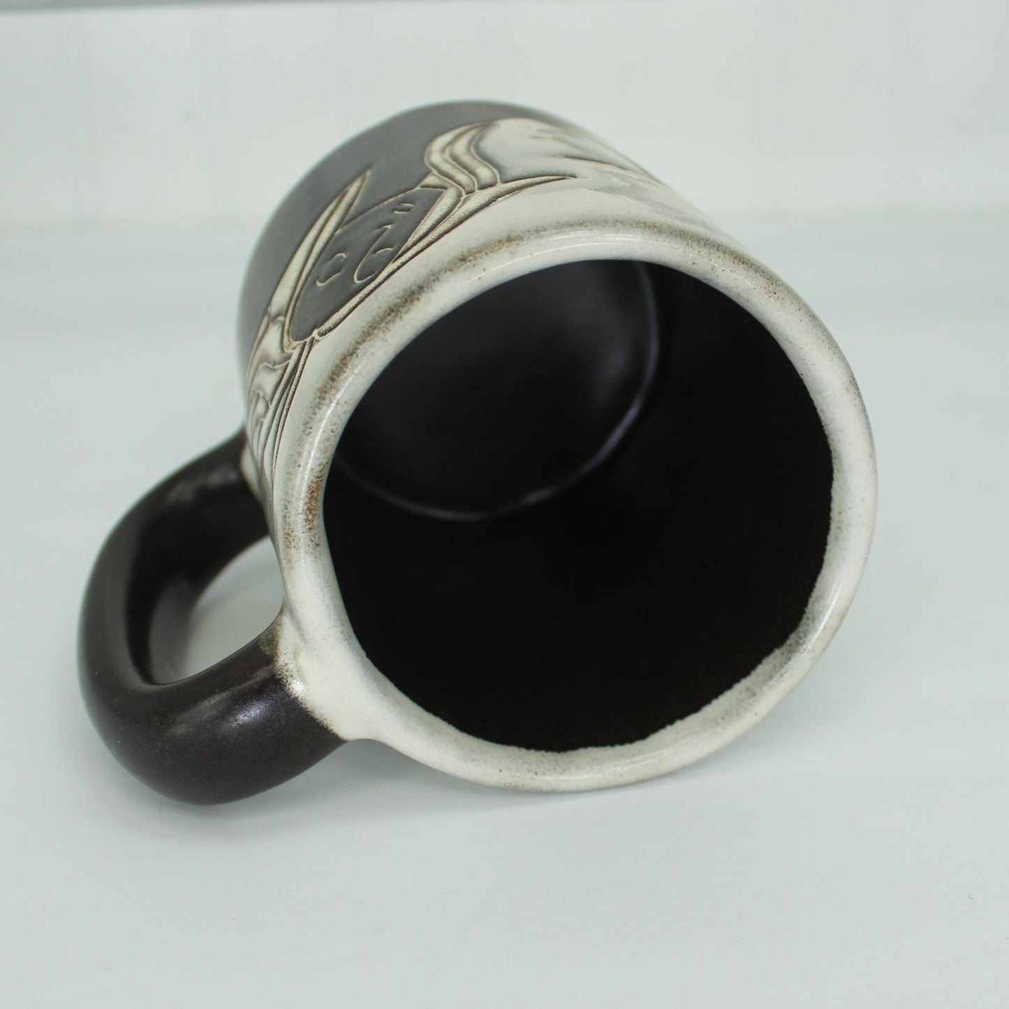 Large 14 Oz Mug by Mara Mexico Faces Signed inside clean