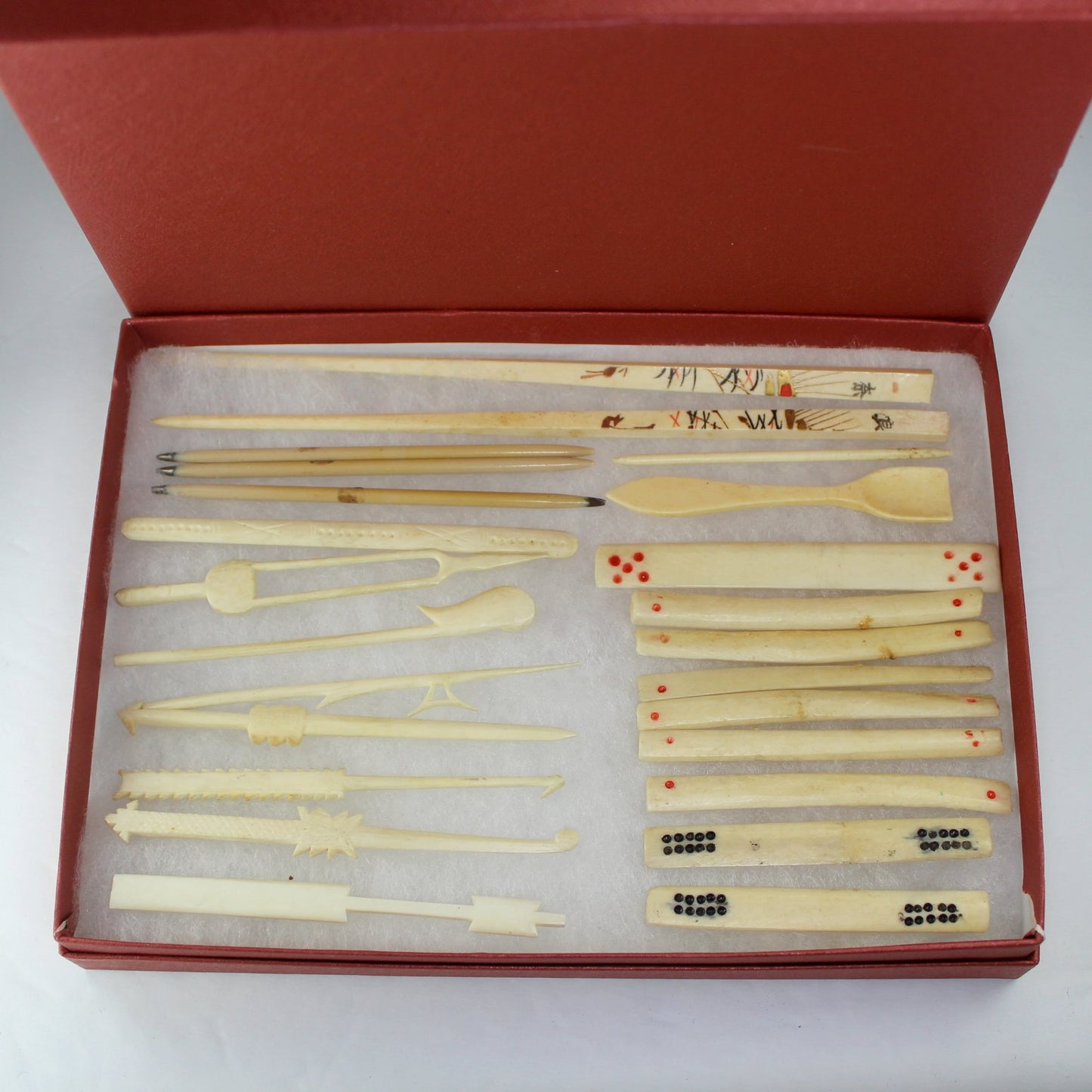 Collection Lot Misc Small Pieces Bone Ivory Melamine Estate DIY Game Pieces Mahjong