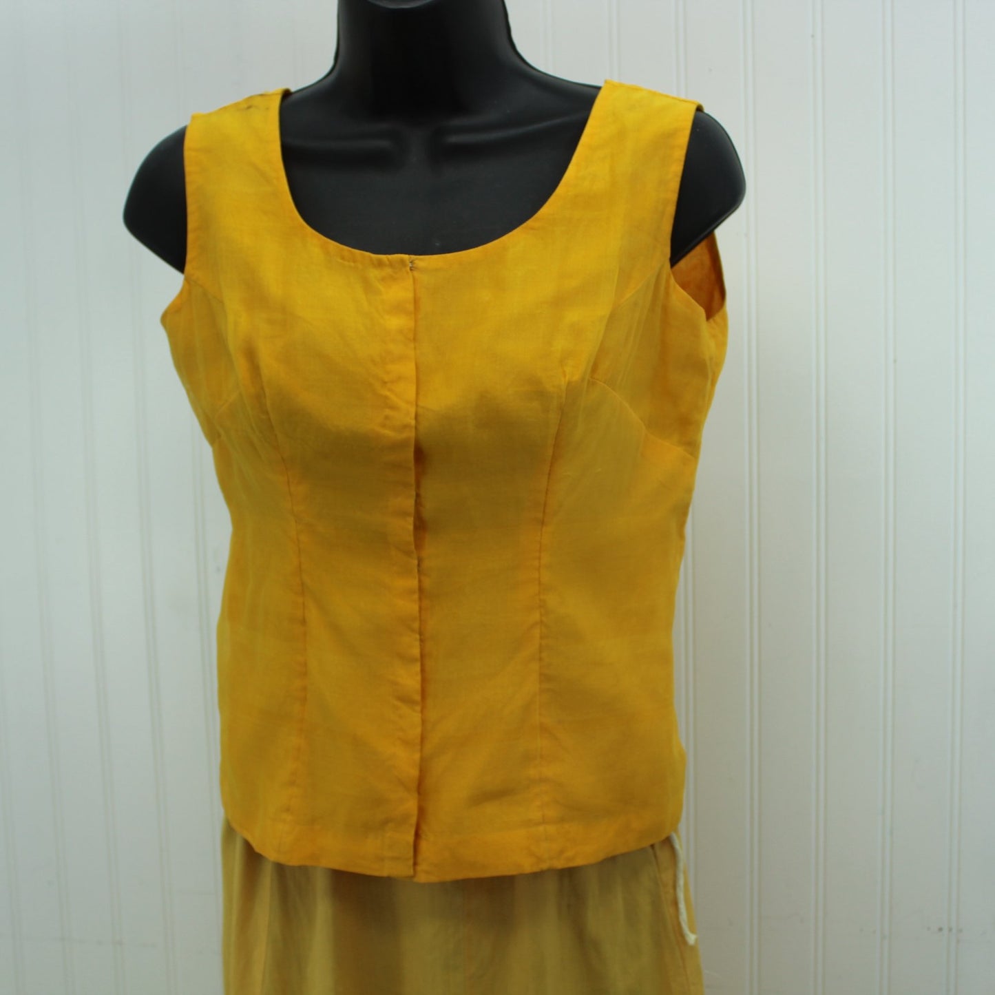 Edwardian Costume Cotton Drawstring Skirt Top Factory Motoring Outfit bodice blouse