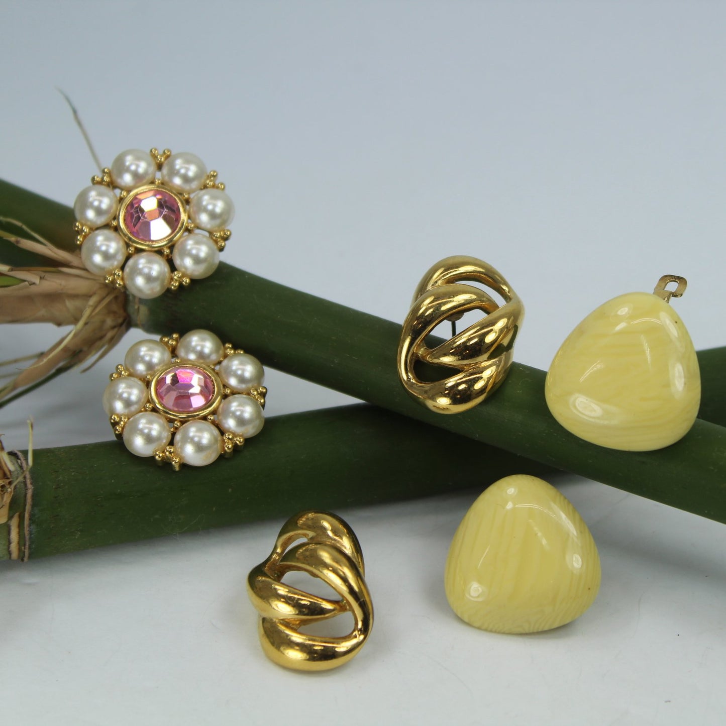 Collection 3 Designer Post Earrings Napier Richelieu Quality Lot