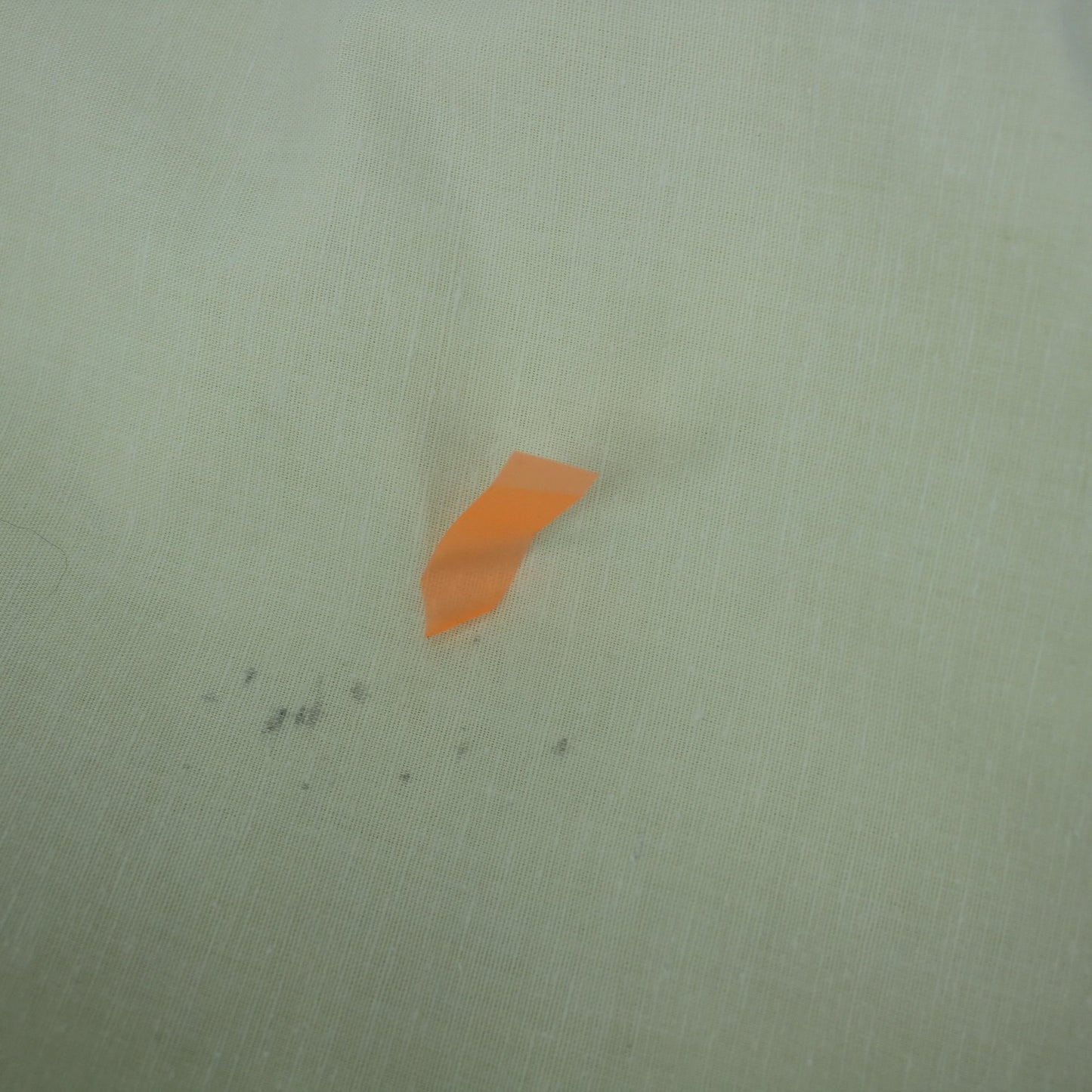 Large EZ Care Tablecloth Ivory Blend Fabric 58" X 82" stain pix