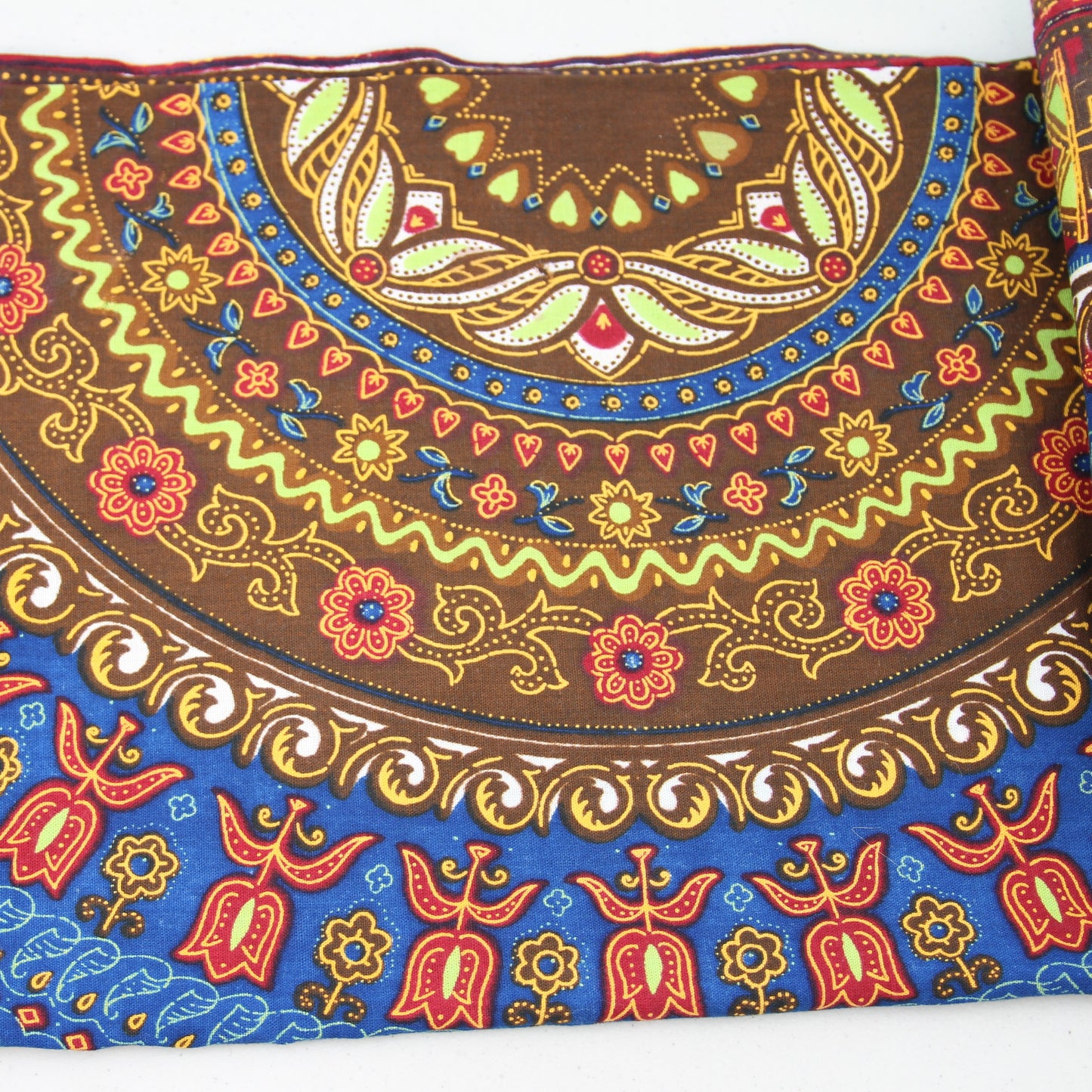 Vintage Nigerian fabric by the yard, unused. African themes 4