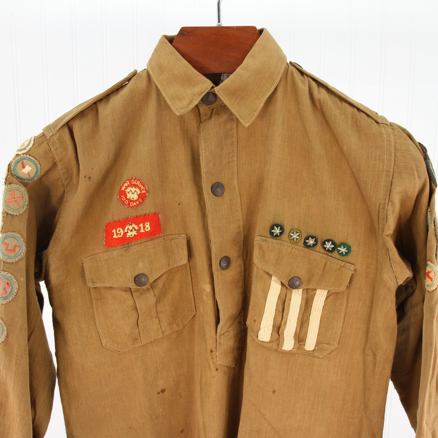 Antique Miller Official Boy Scout of Canada Shirt2