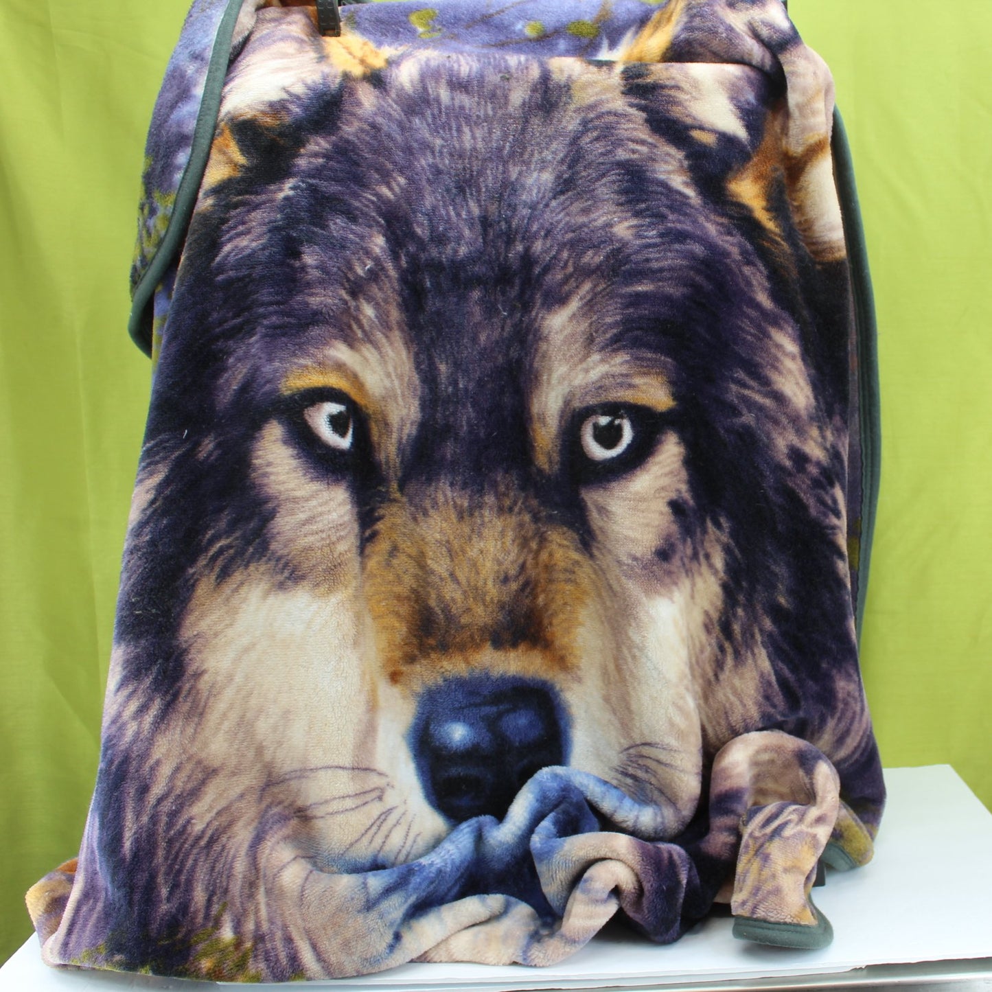Northwest Polyester Plush Throw Blanket Wolf Variant 2