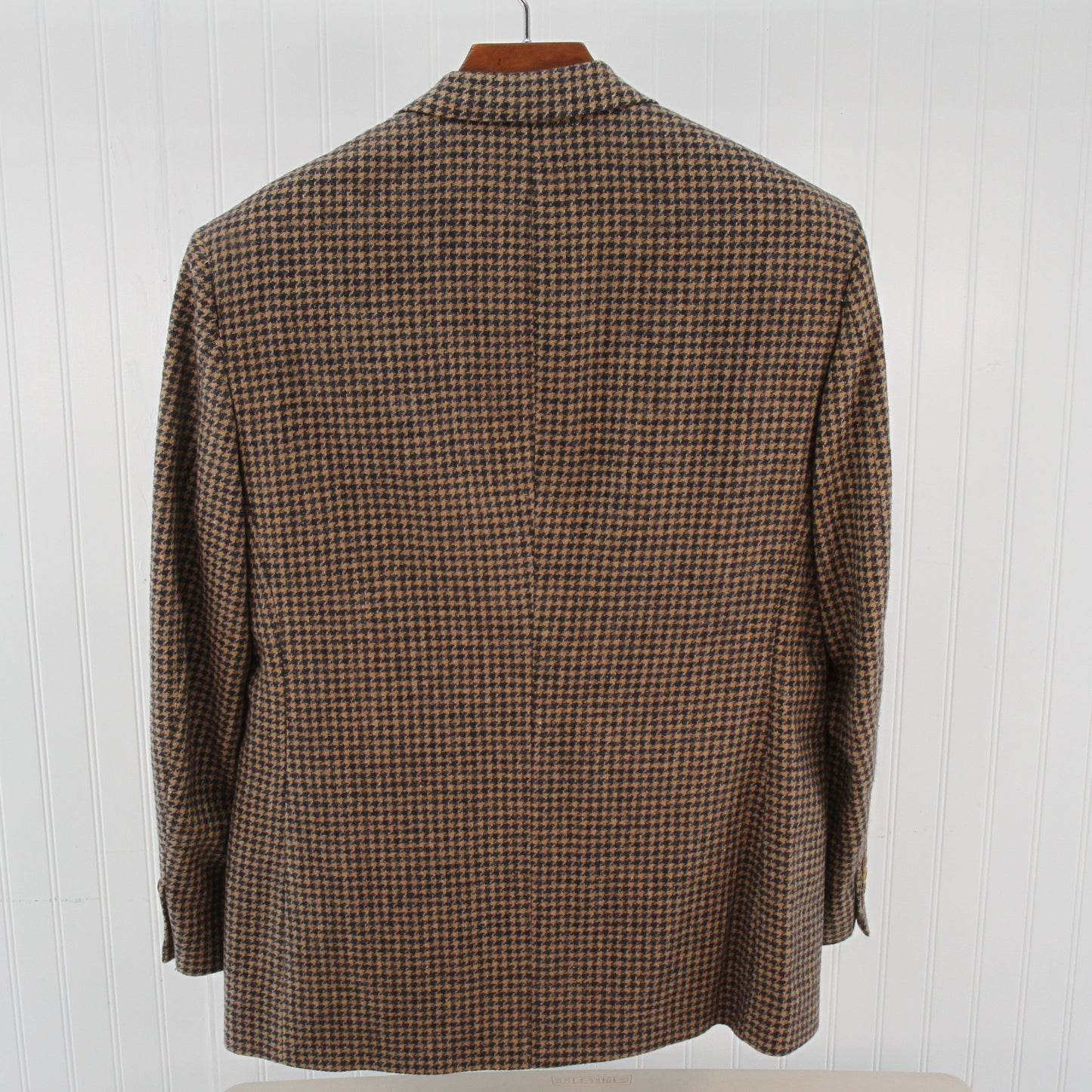 Bill Blass Houndstooth Sports Coat Jacket 42 Long 2