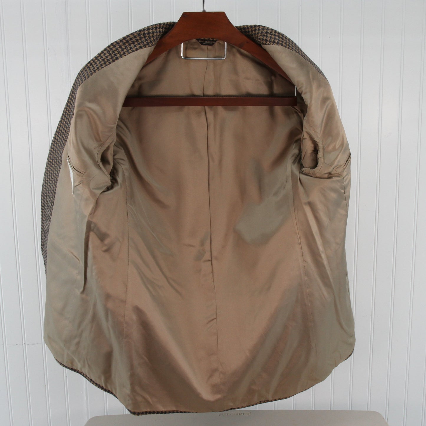Bill Blass Houndstooth Sports Coat Jacket 42 Long 5