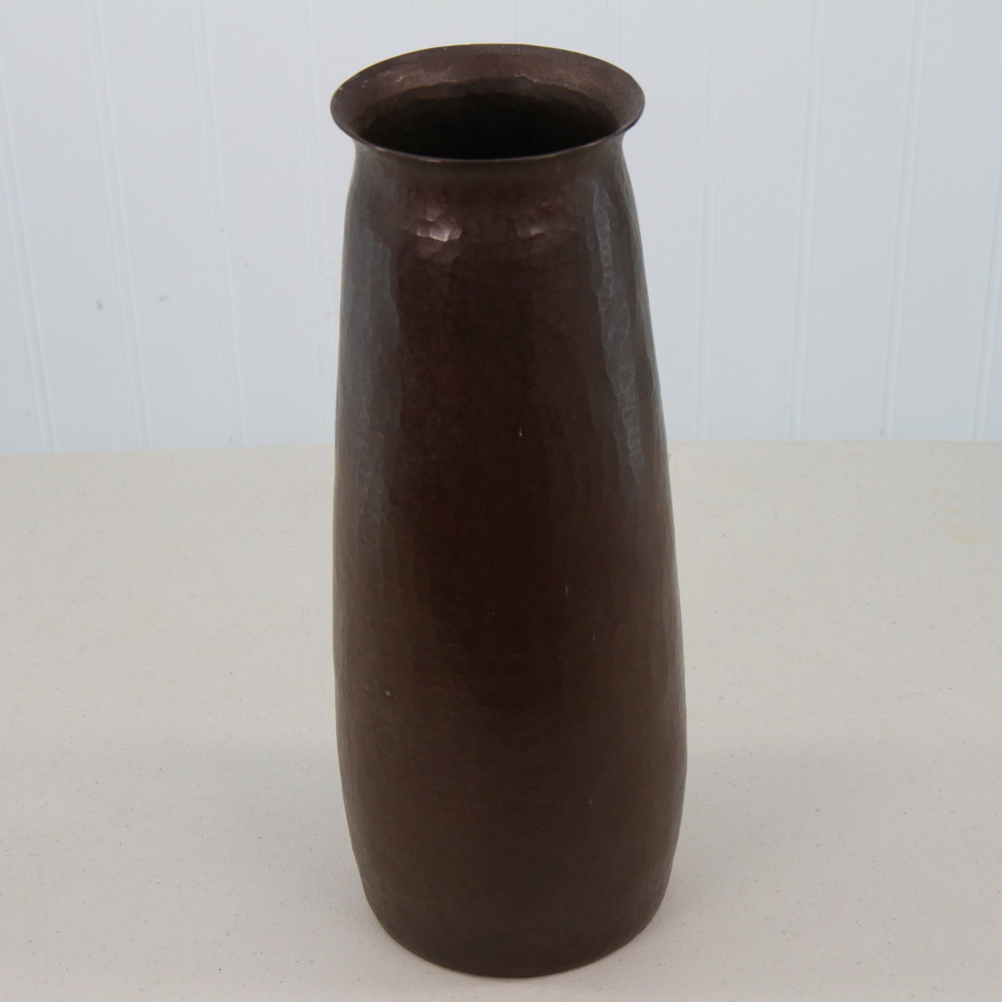 Santa Clara del Cobre JCLR signed copper vase front view2
