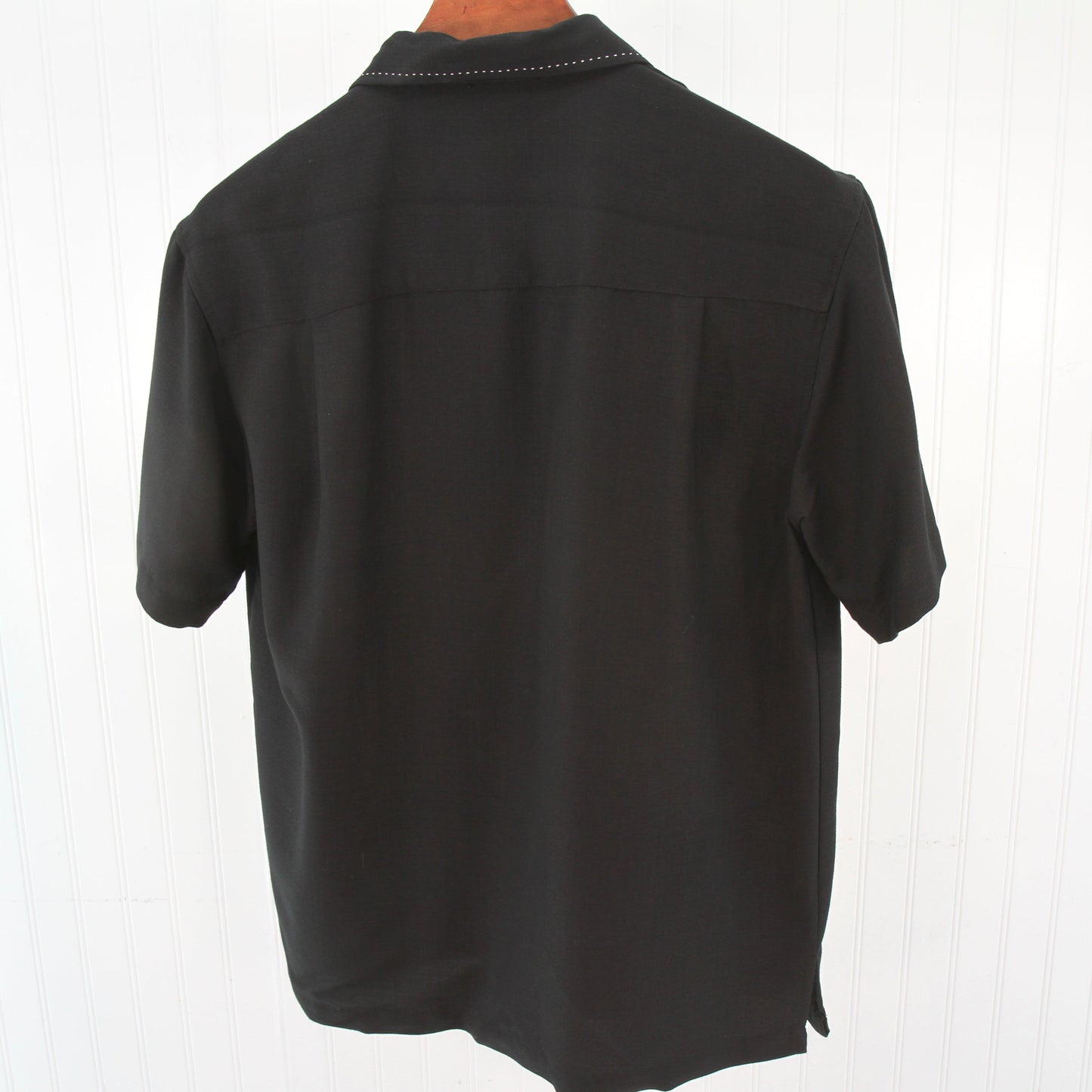 Havana Jack Cafe Black Hawaiian Cuban Shirt back