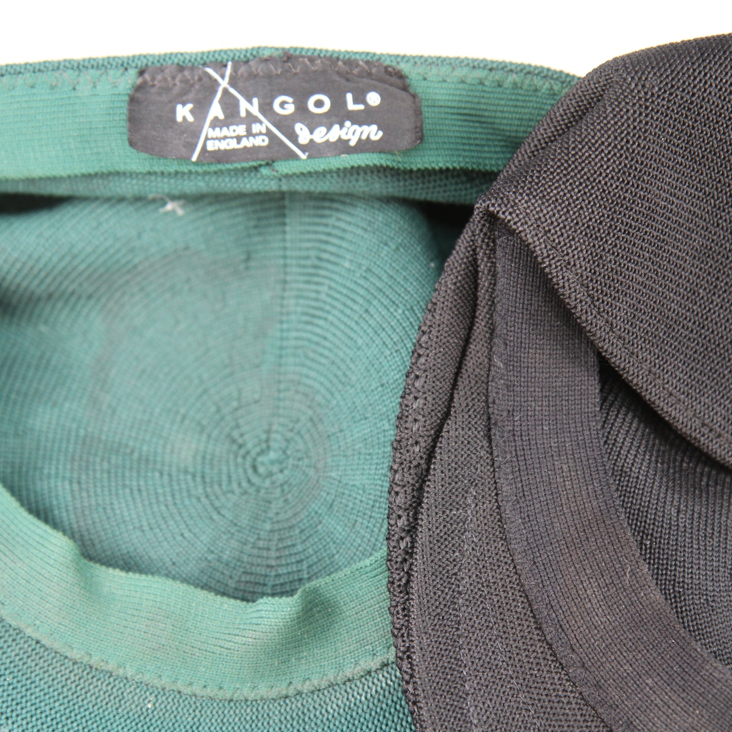 Pair Green Black Kangol Flat Driving Caps Large 9