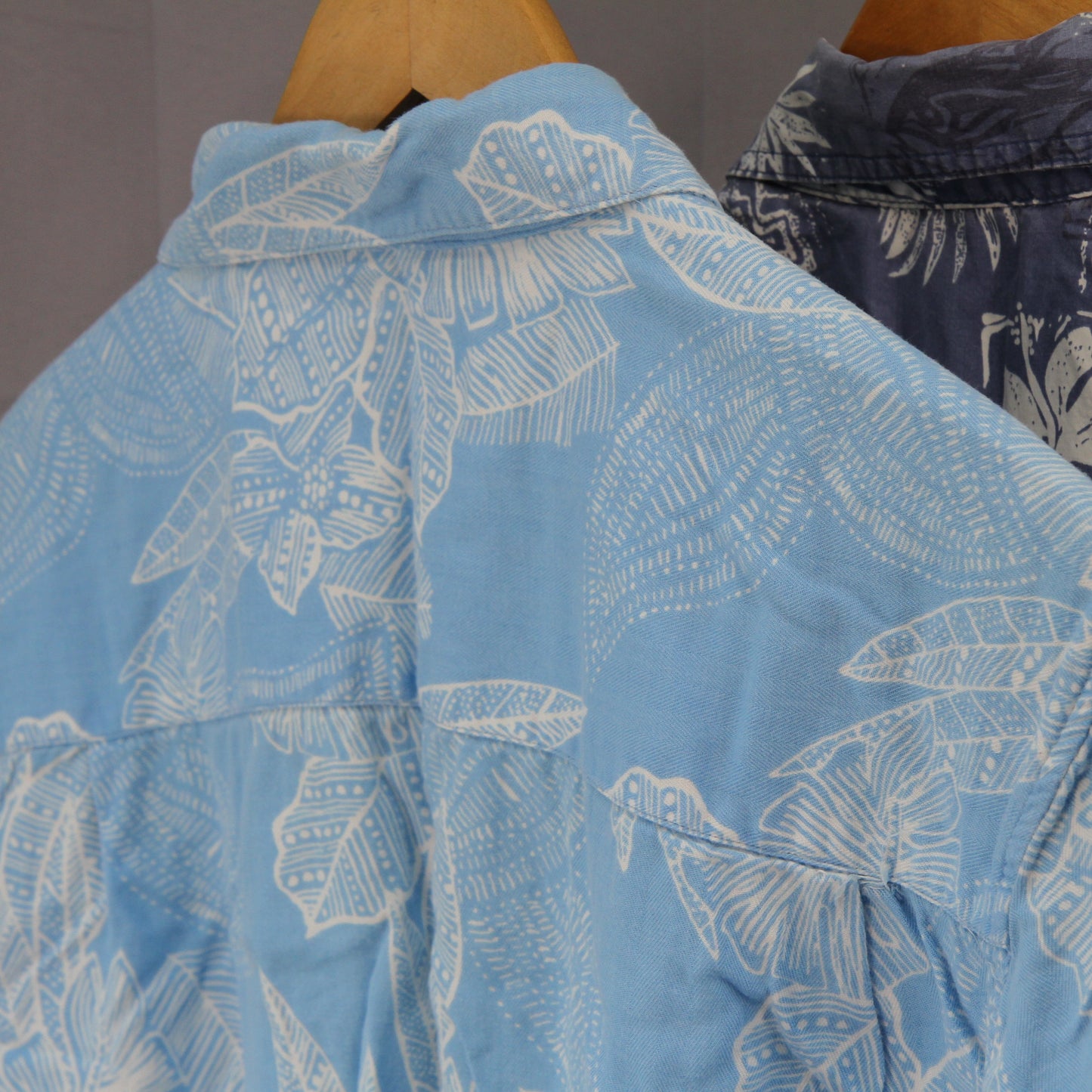Blue Weekender and Blue Newport Blue Hawaiian Shirts 1