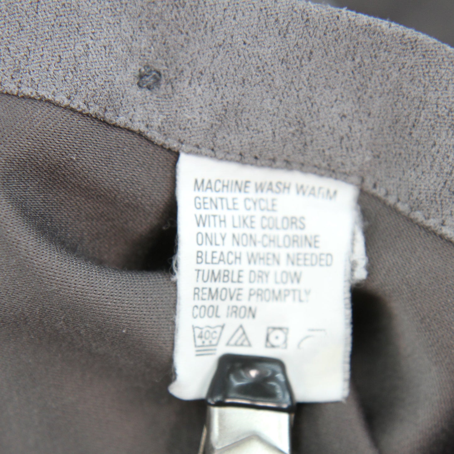 Pair Geoffrey Beene micro suede long sleeve mens shirt care tag2