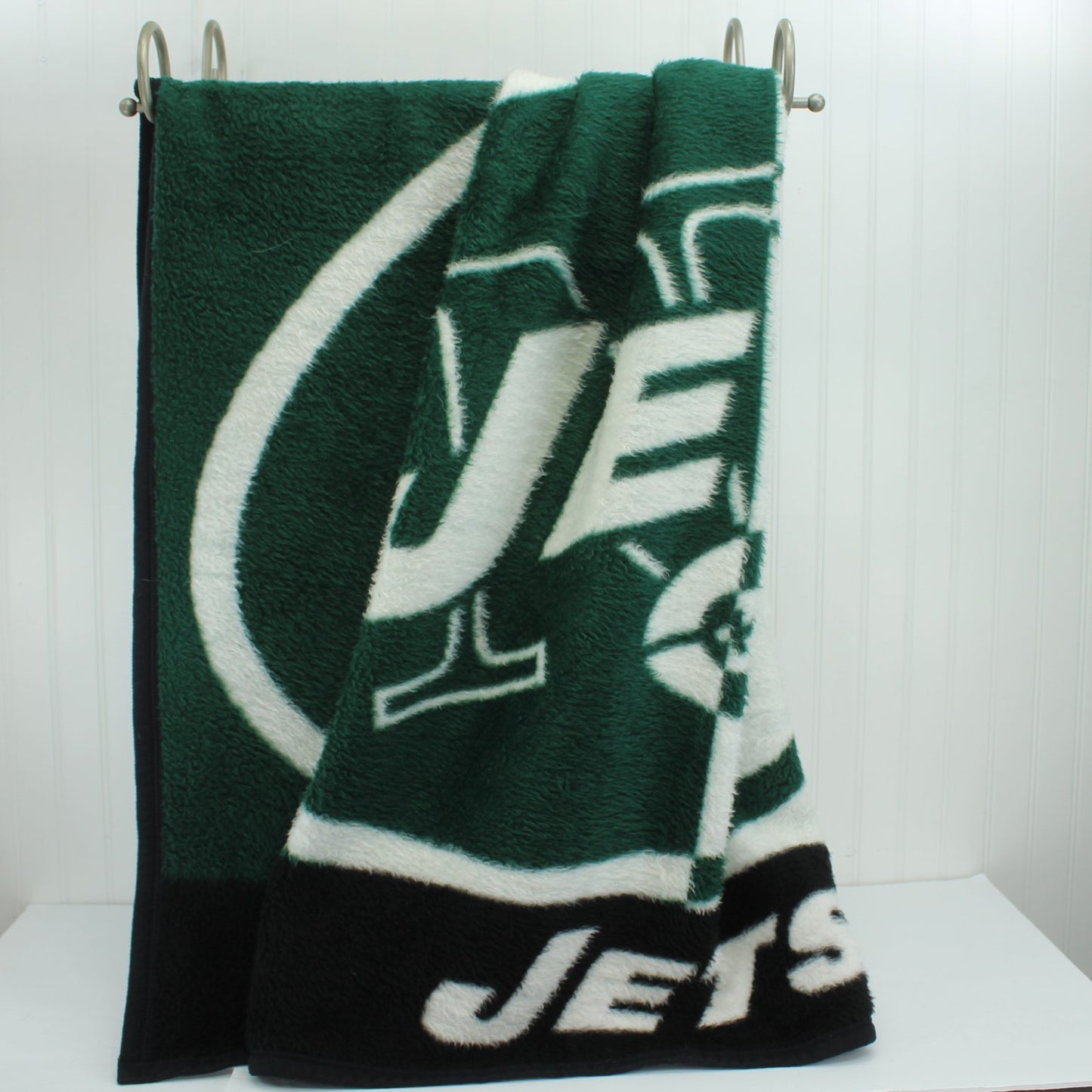 Biederlack Acrylic Blend Stadium Blanket New York Jets half of blanket