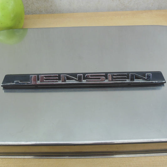 Jensen Interceptor OEM Car Badge Emblem C-Pillar Black Chrome
