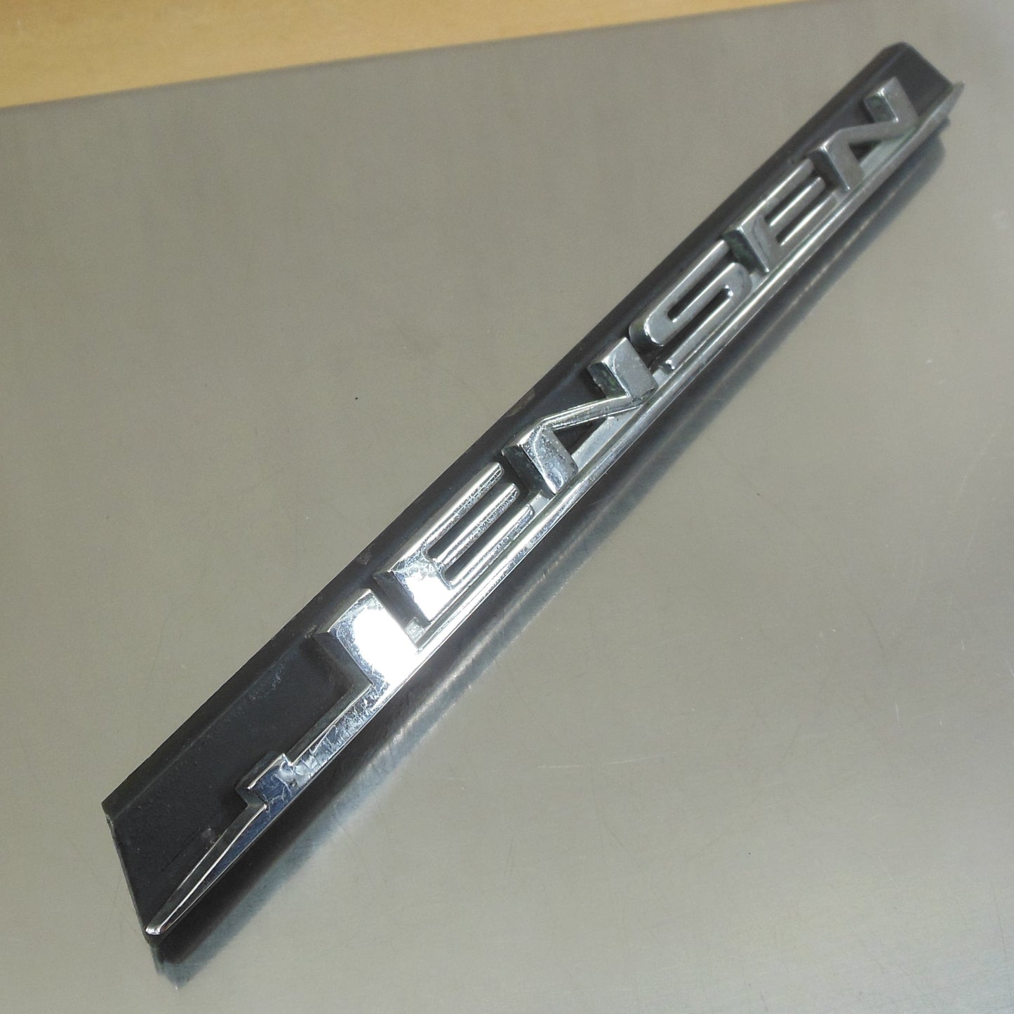 Jensen Interceptor OEM Car Badge Emblem C-Pillar Black Chrome vintage