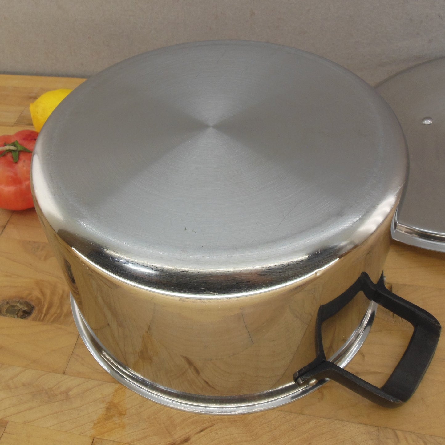 Jenn-Air Mirror Stainless Steel Dutch Oven 6 Quart Stock Pot Cleaned Restored