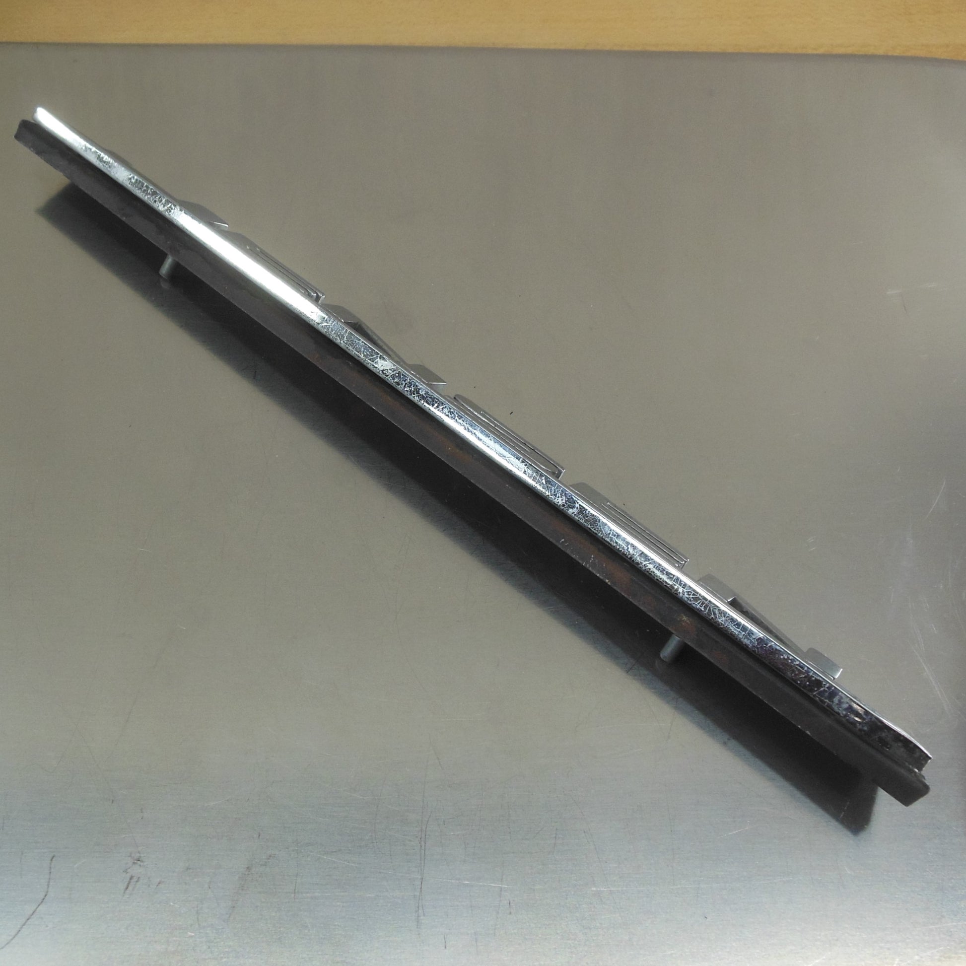 Jensen Interceptor OEM Car Badge Emblem C-Pillar Black Chrome black steel