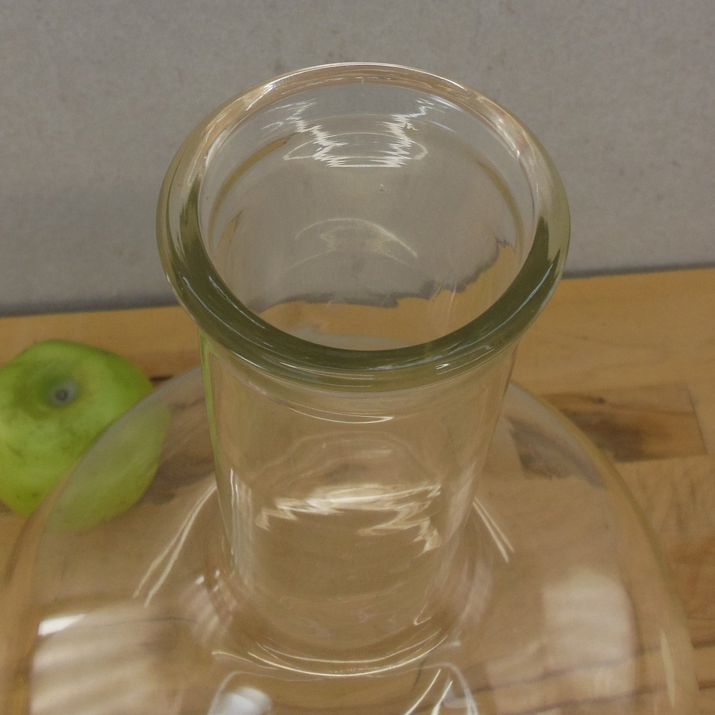 Kimax 6000 ml Glass Laboratory Flask Round Flat Bottom Neck 14.5" 2" opening