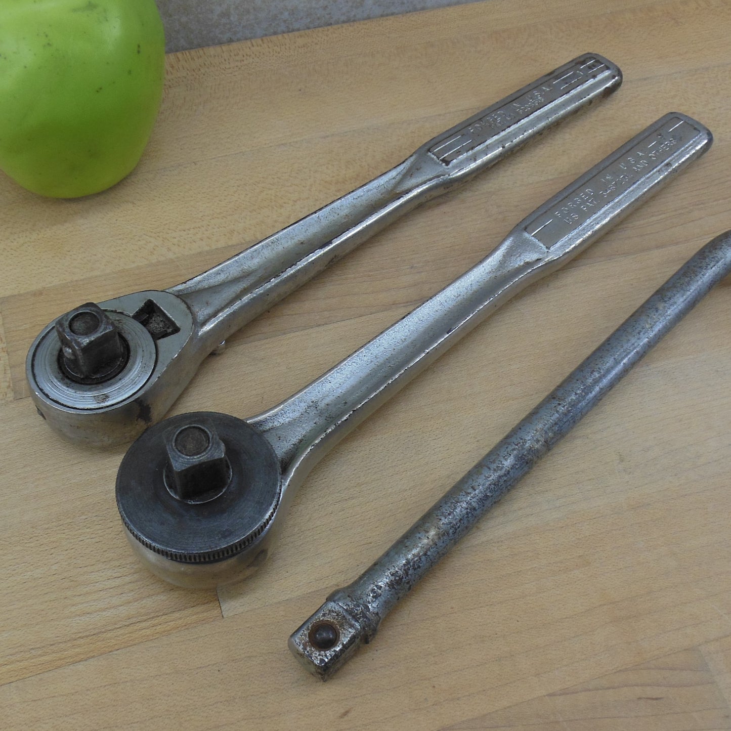 Craftsman3 Lot V Series Patent 1/2" Drive Speed & Socket Wrenches used