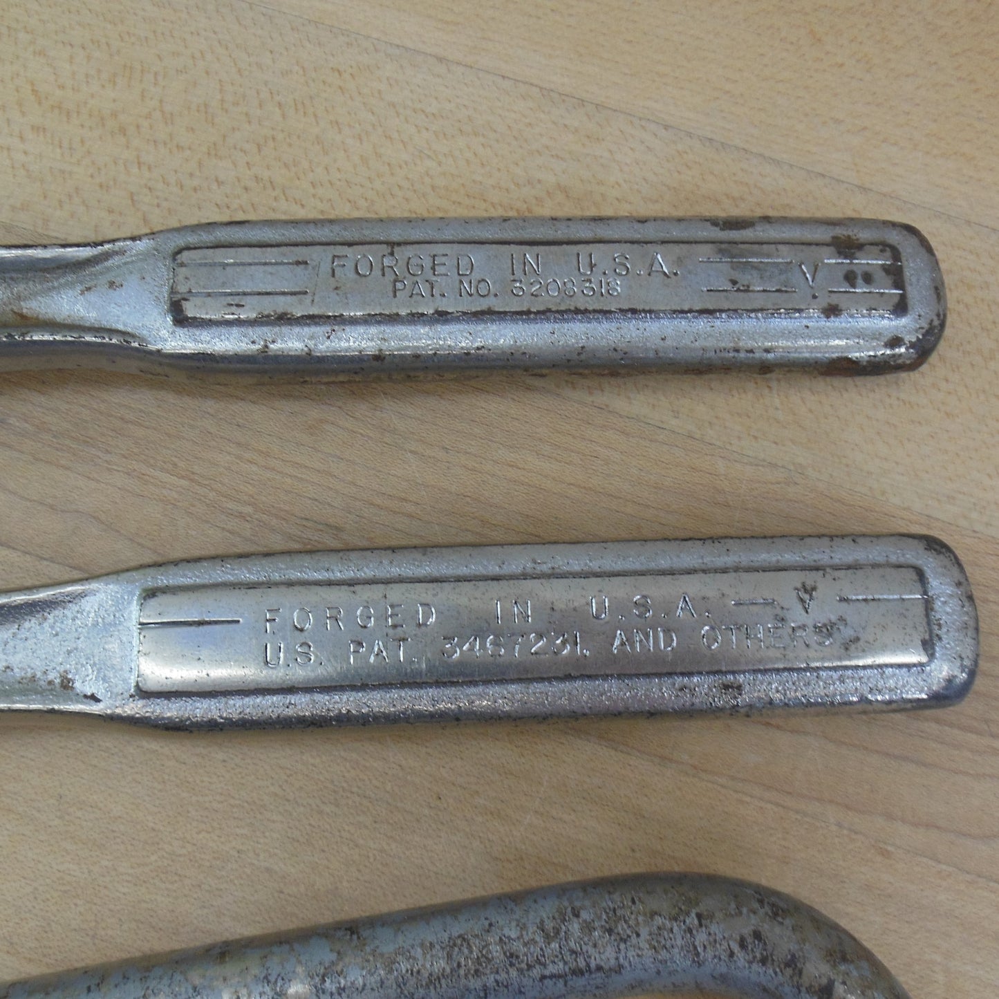 Craftsman3 Lot V Series Patent 1/2" Drive Speed & Socket Wrenches mechanic tool