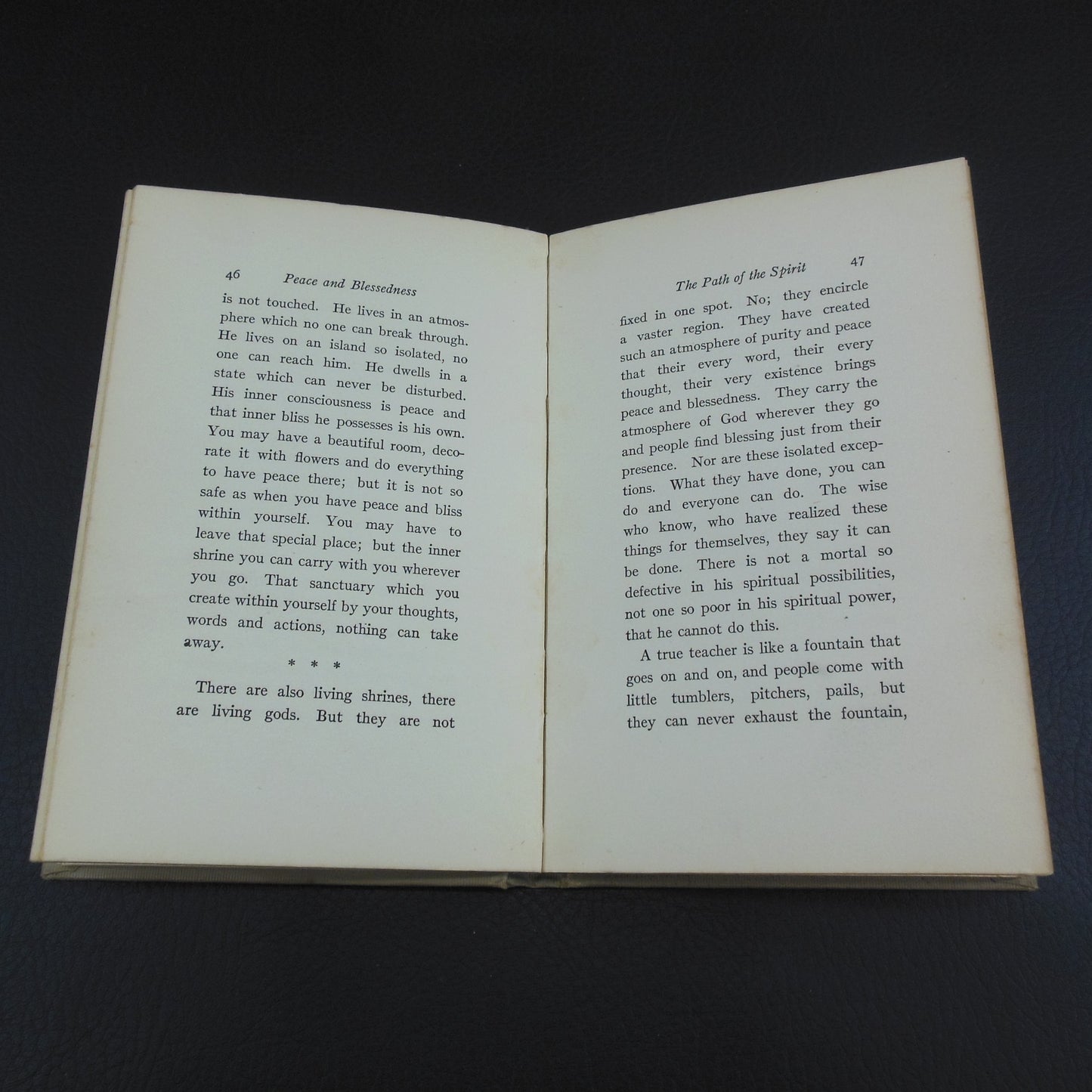 Swami Paramananda Signed Book - The Way Of Peace And Blessedness 1913 antique