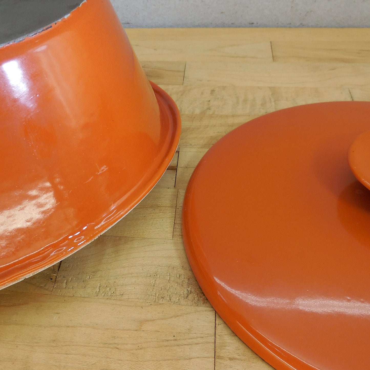 Nacco (Copco) Denmark Michael Lax 3 Quart Dutch Oven Orange 100E