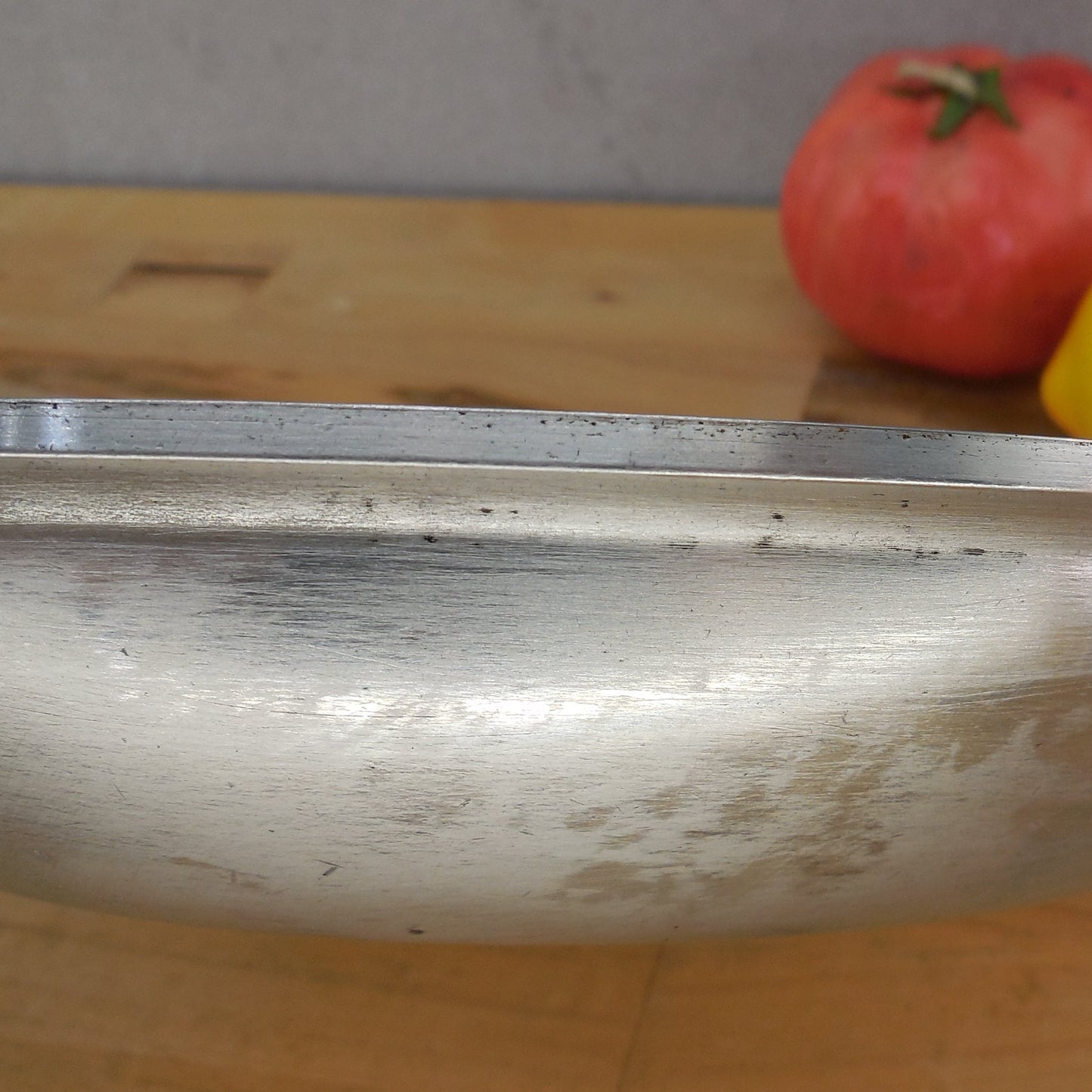 All-Clad Metalcrafters USA 108 Master Chef 8" Stainless Fry Pan Skillet Rim edge