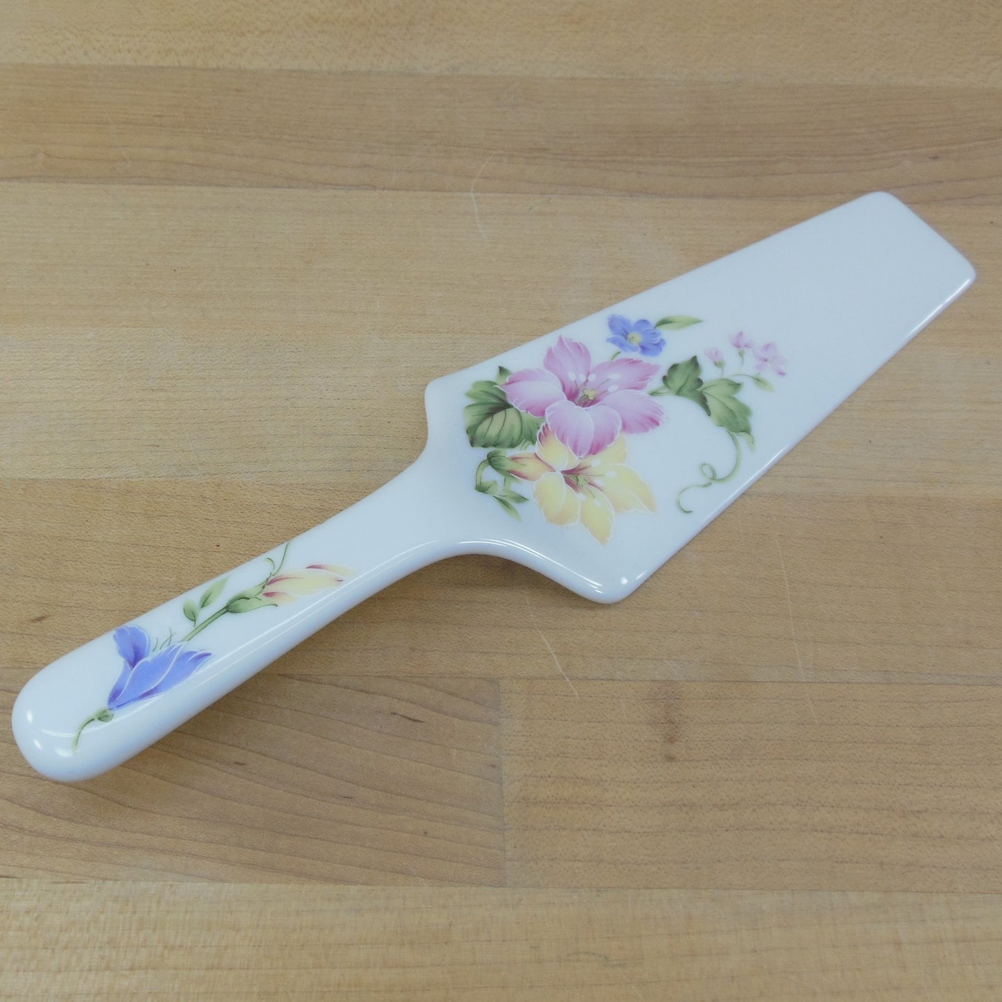 Sadek La Seine Porcelain Ceramic Cake Pie Server Vintage