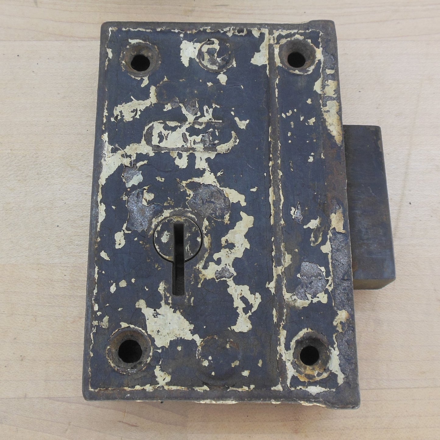 Antique Yale Door Mortise Lockset Part Dead Bolt 1888 used