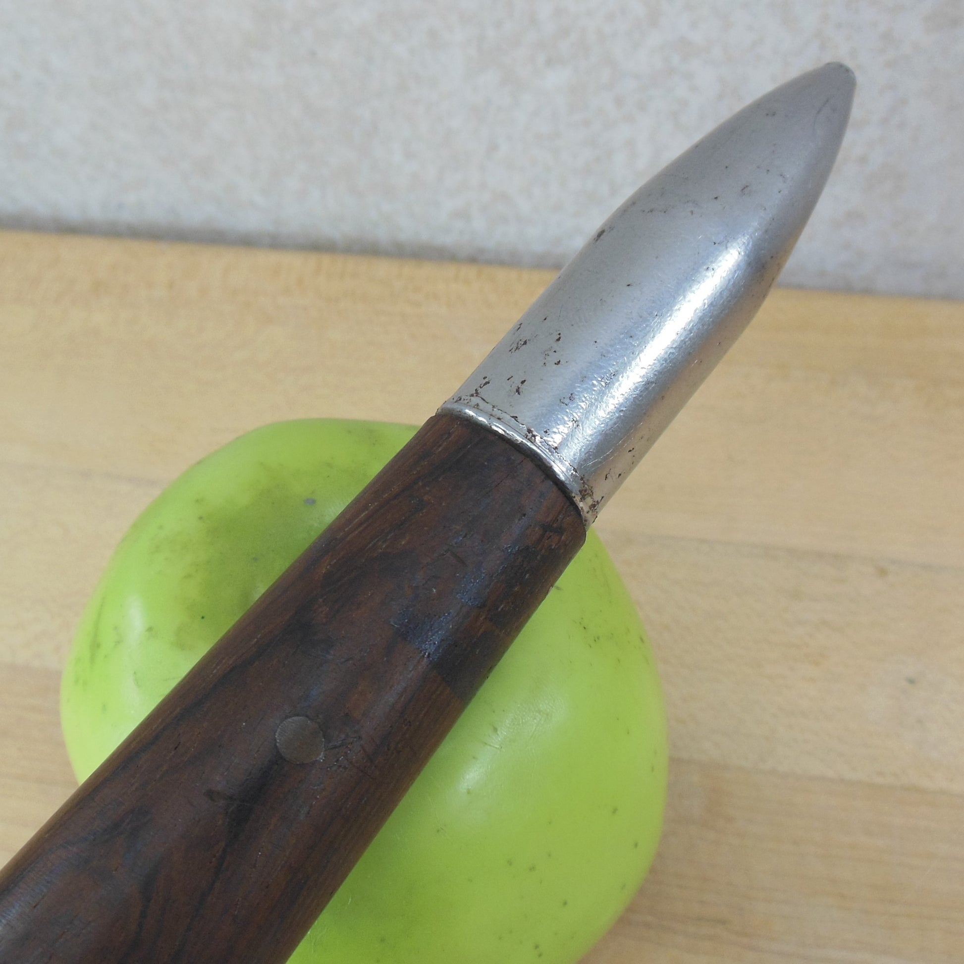 VOOS New Haven Conn. Stainless Wood Marlin Spike Rope Fid Used