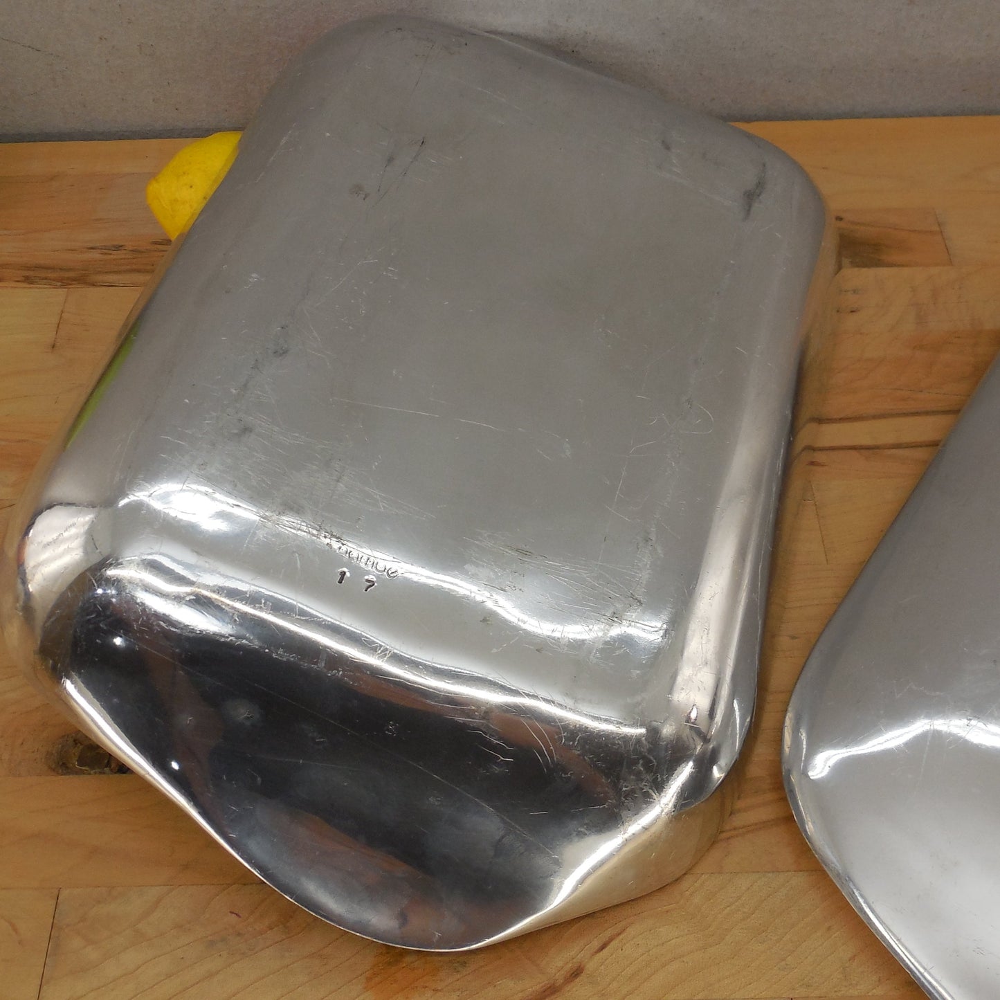 Nambe #17 Metal Alloy Covered Baking Casserole Long Dish Pan Rectangular