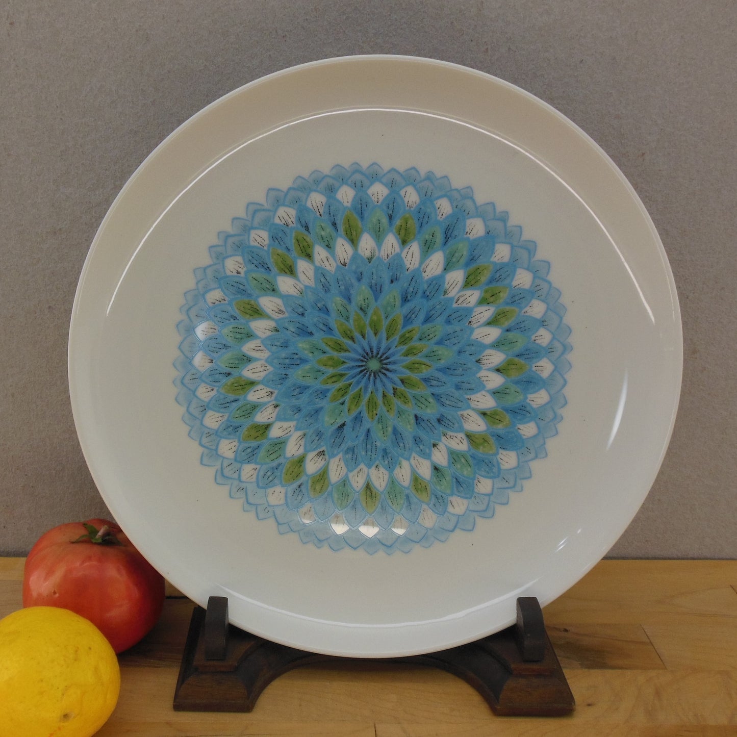 Noritake Japan Bahama 12" Round Chop Plate Serving Platter Vintage MCM
