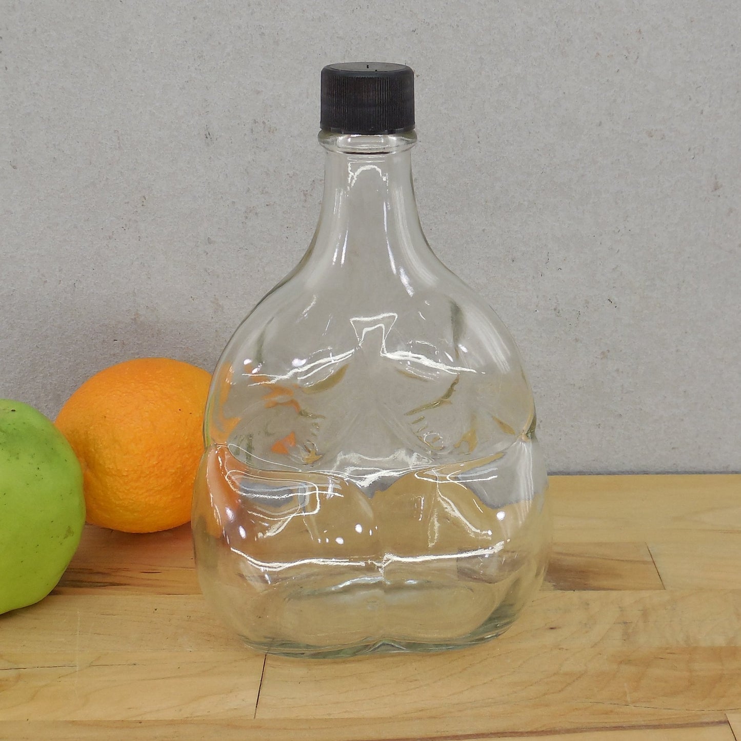 Nude Female Form Woman Glass Bottle Mother Earth 8.5" Used
