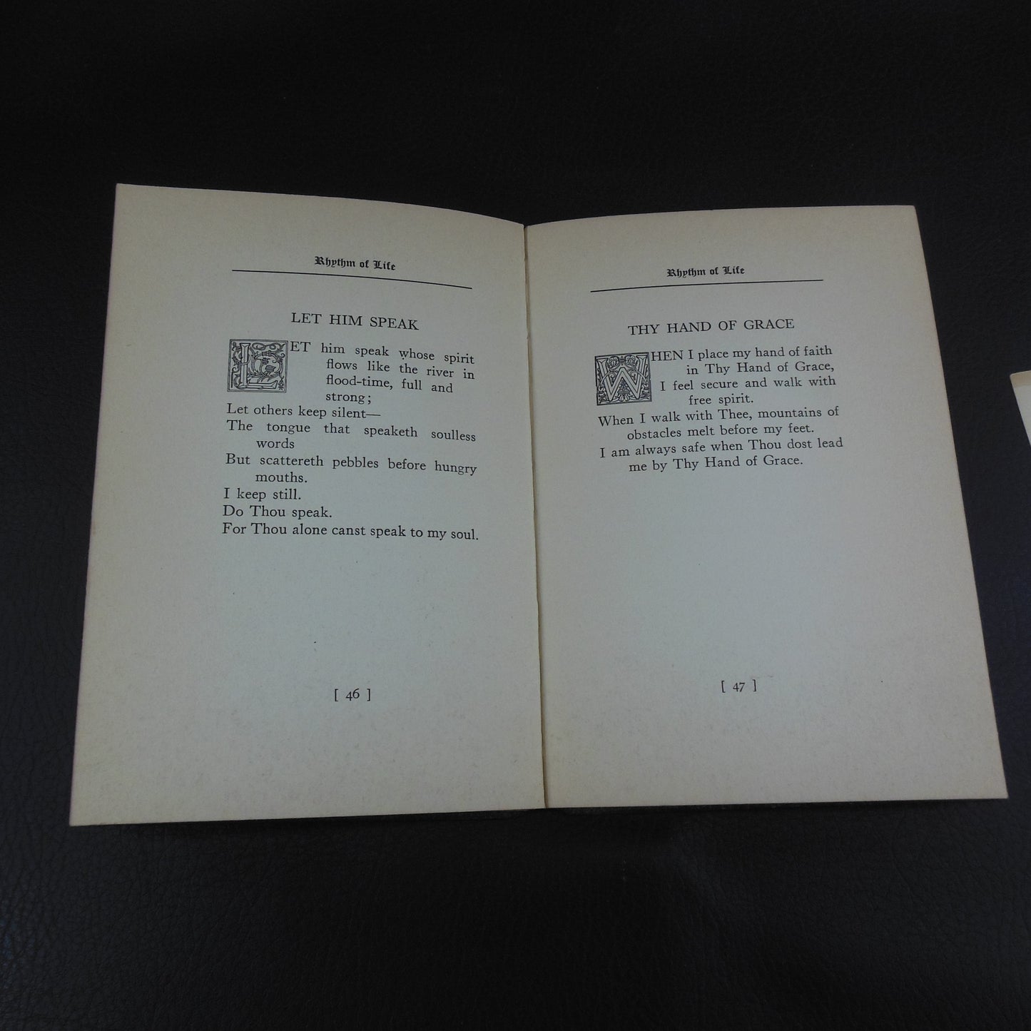 Swami Paramananda Signed Book - Rhythm Of Life Series 3 1925 pages