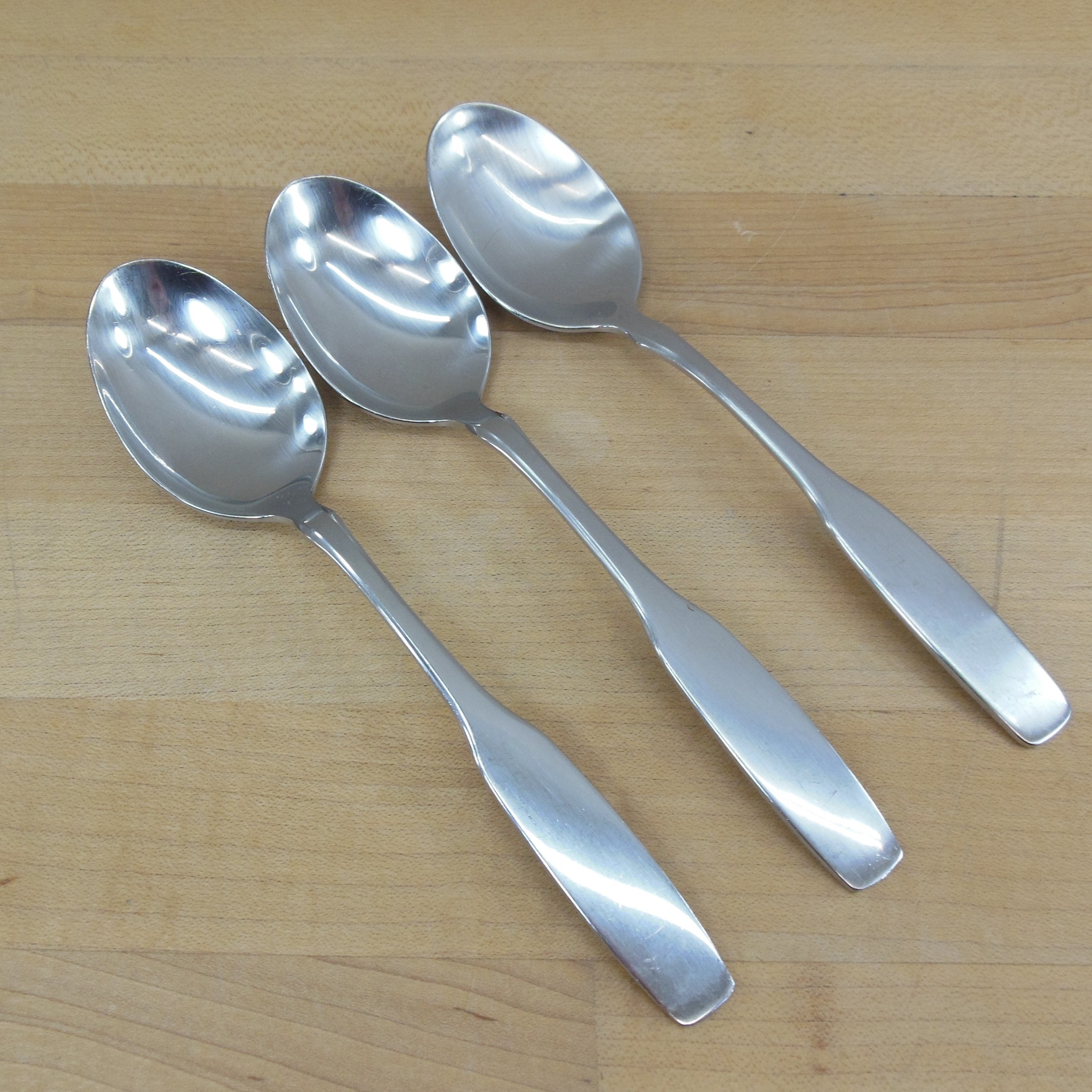 Oneida Community Paul Revere Stainless Flatware 3 Set Place Spoons