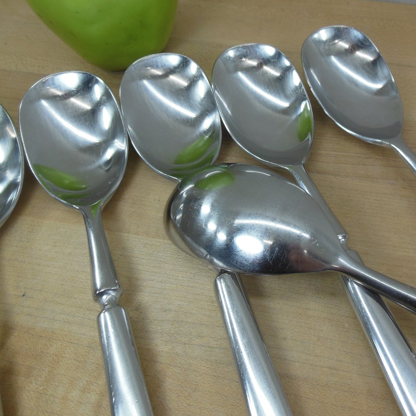 Dansk Korea Anvil Stainless Flatware - 6 Place Soup Spoons used