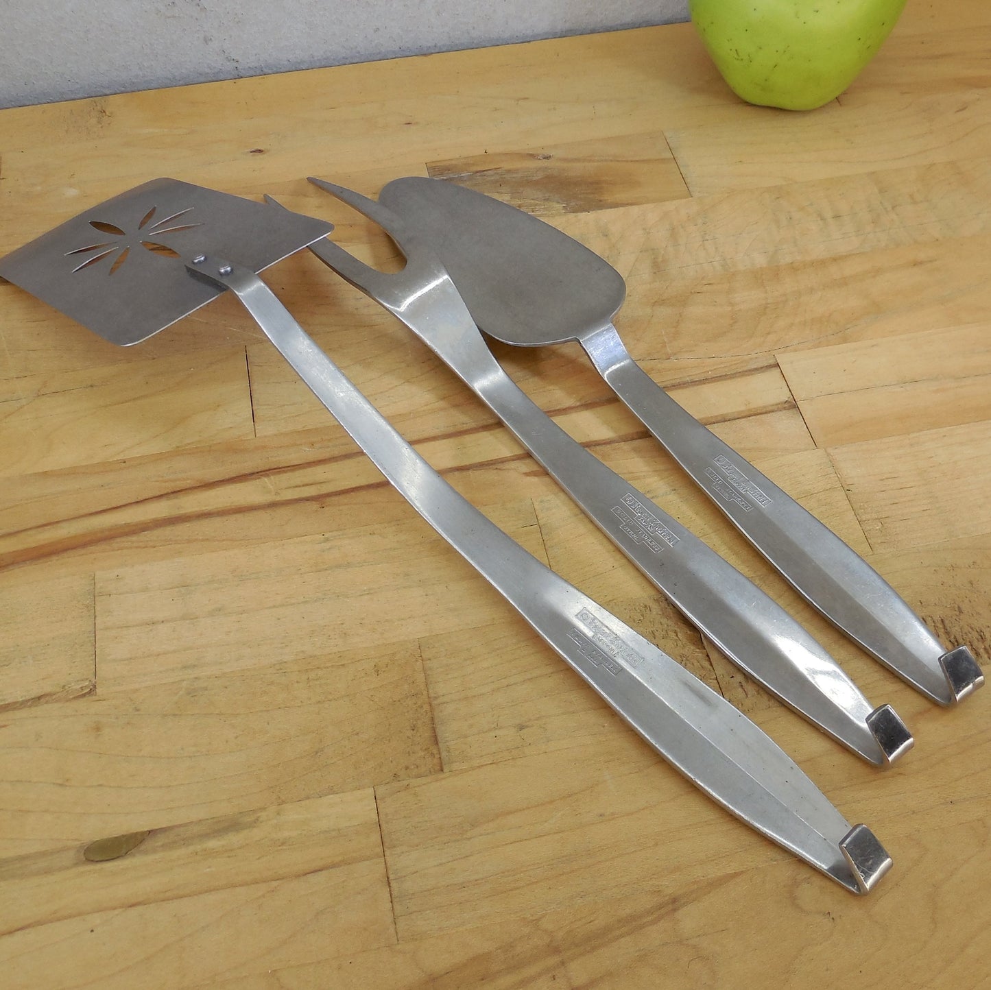 Regent Sheffield Atomic Starburst Stainless Spatula Fork Cake Server Hook Japan