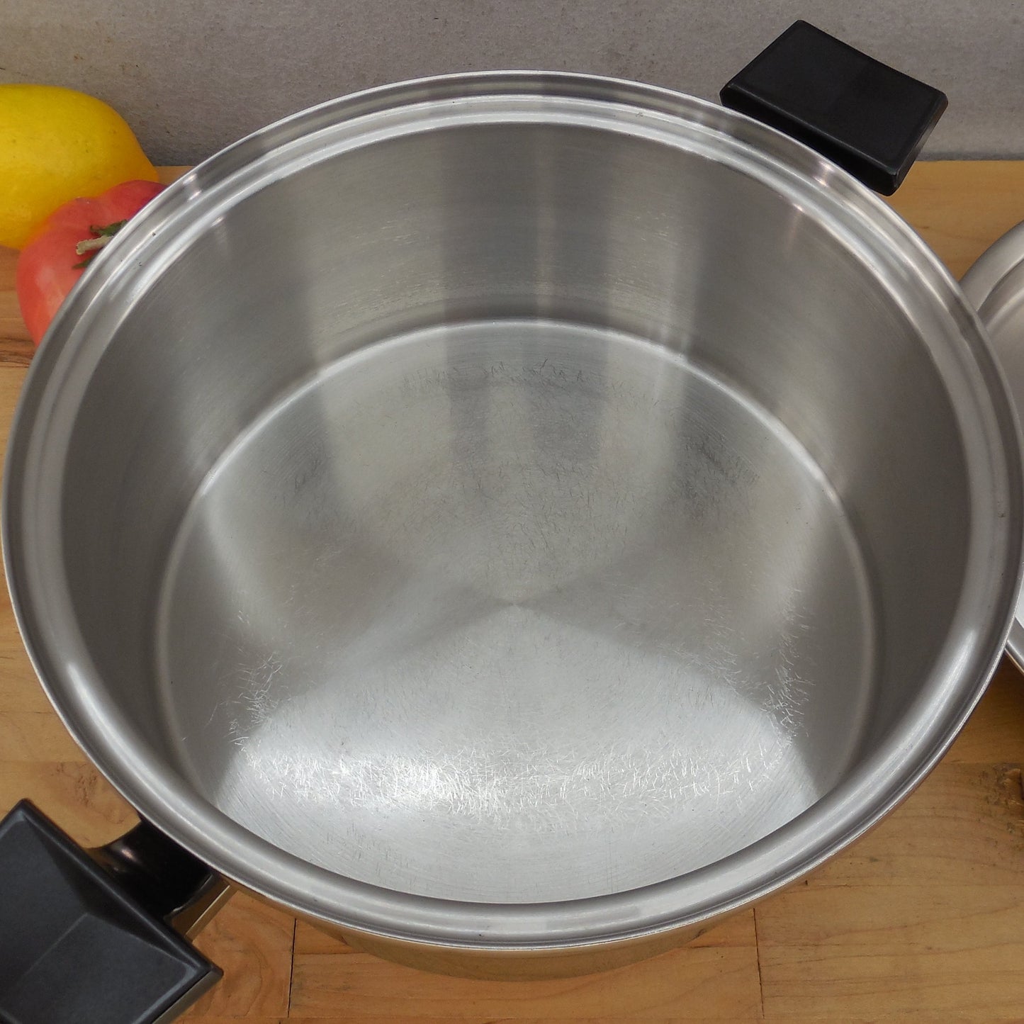 Royal Presitge West Bend 5 Quart Stock Pot 7 Ply SS Titanium Silver Alloy Copper Soup
