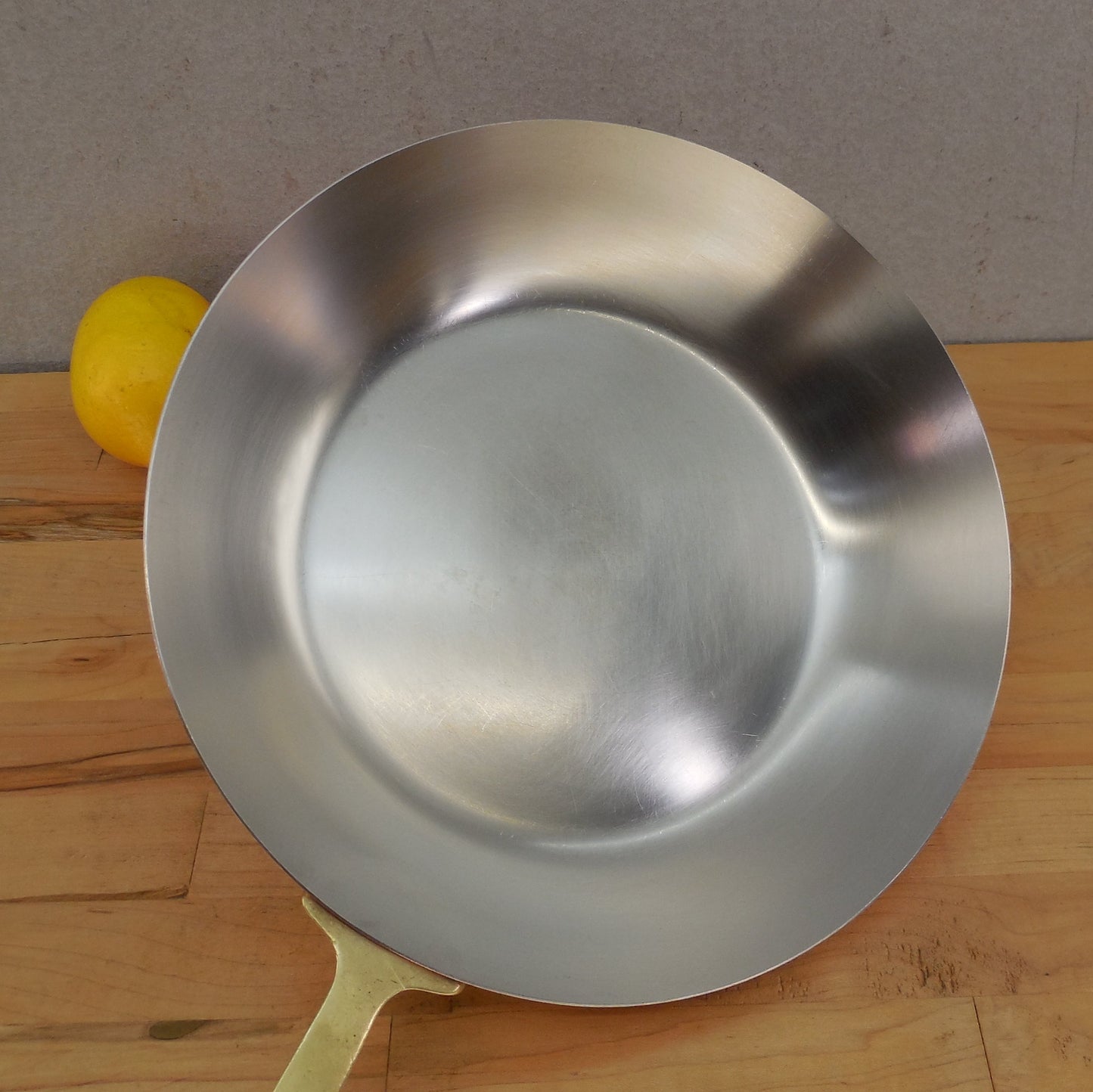 Revere Ware Limited Special Edition Copper Stainless Brass 10.5" Skillet Interior