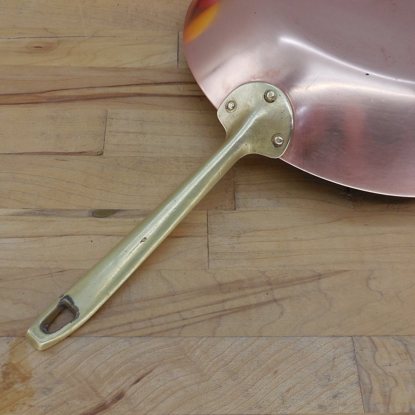 Revere Ware Limited Special Edition Copper Stainless Brass handle 10.5" Skillet