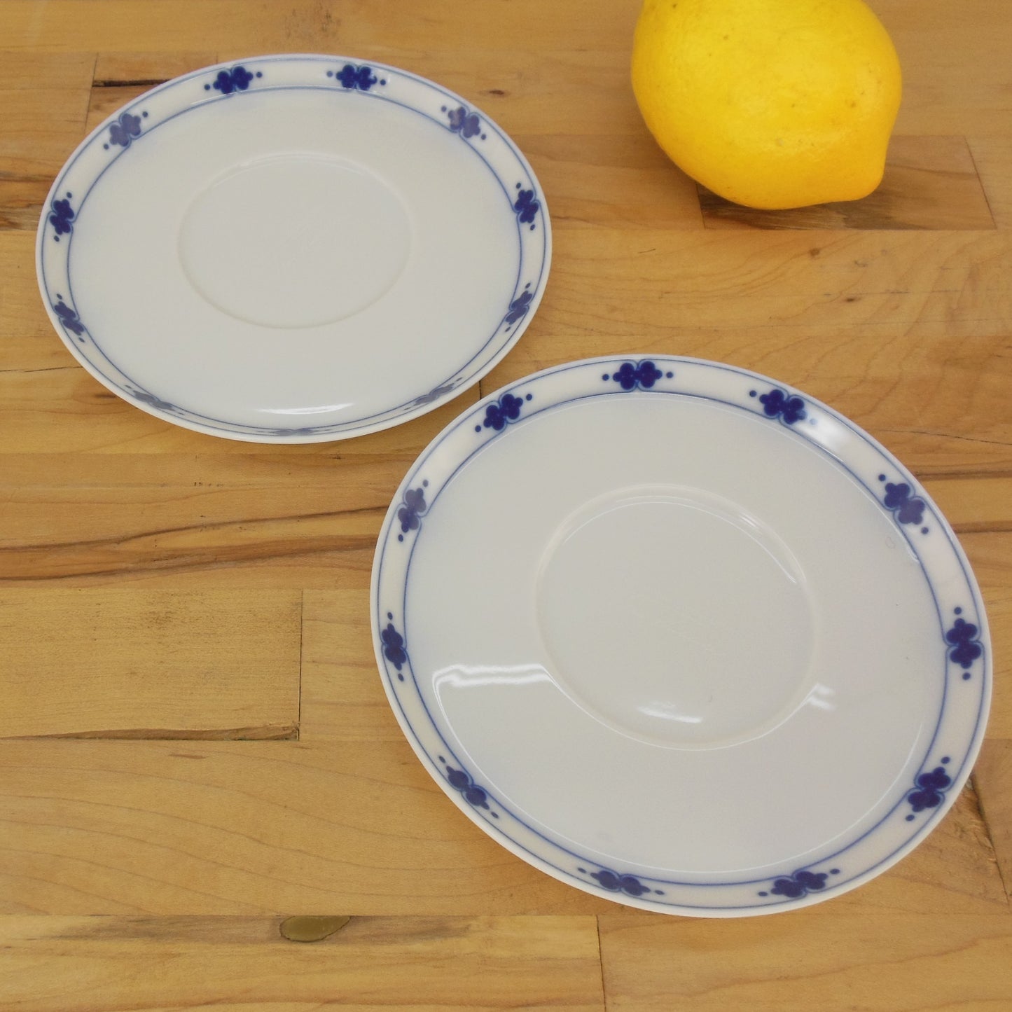 Rosenthal Studio Line Tapio Wirkkala Corinth - 2 Cream Soup Saucers 5-7/8" Vintage