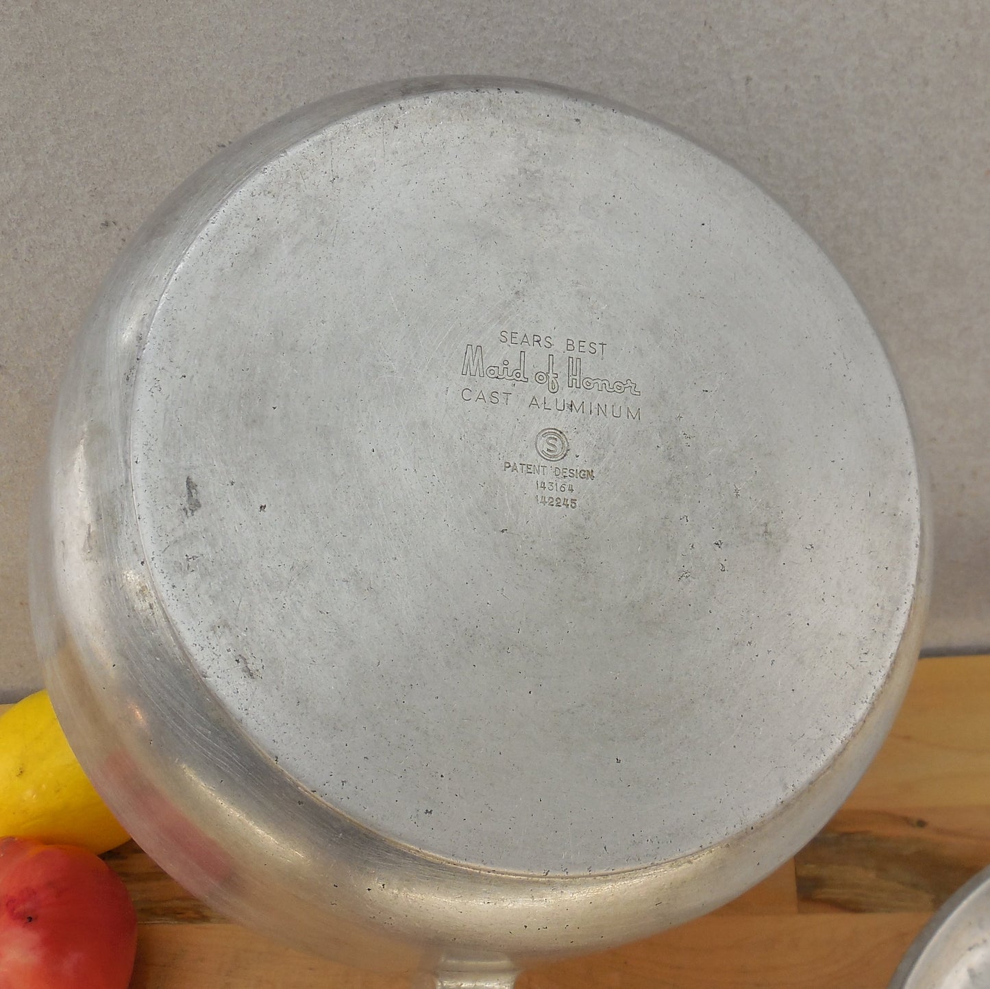 Sears Best Maid of Honor Cast Aluminum Saucepan & Lid 3 Quart Bottom