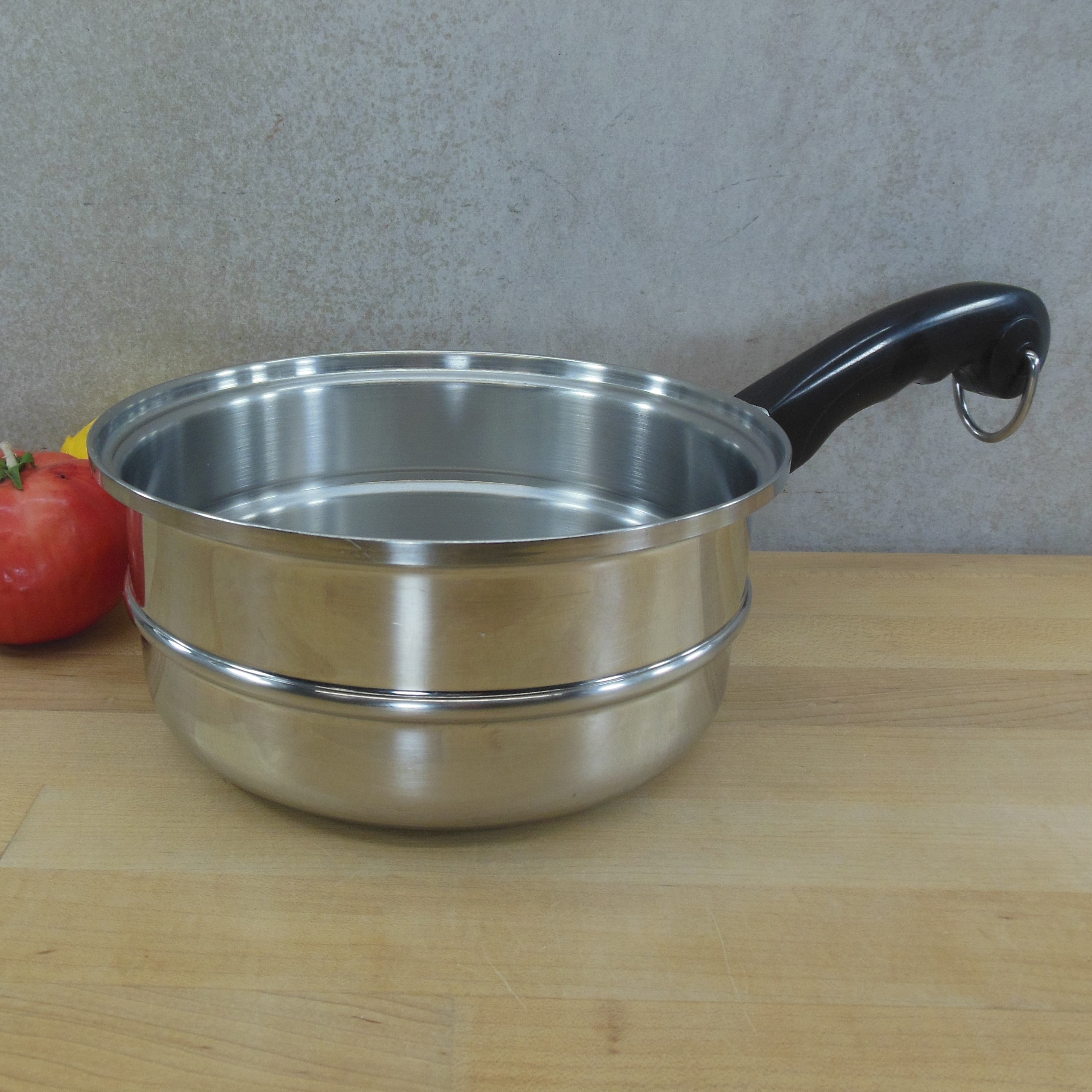 Saladmaster Stainless 8 Saucepan Steamer Insert with Handle - 3 Quart –  Olde Kitchen & Home