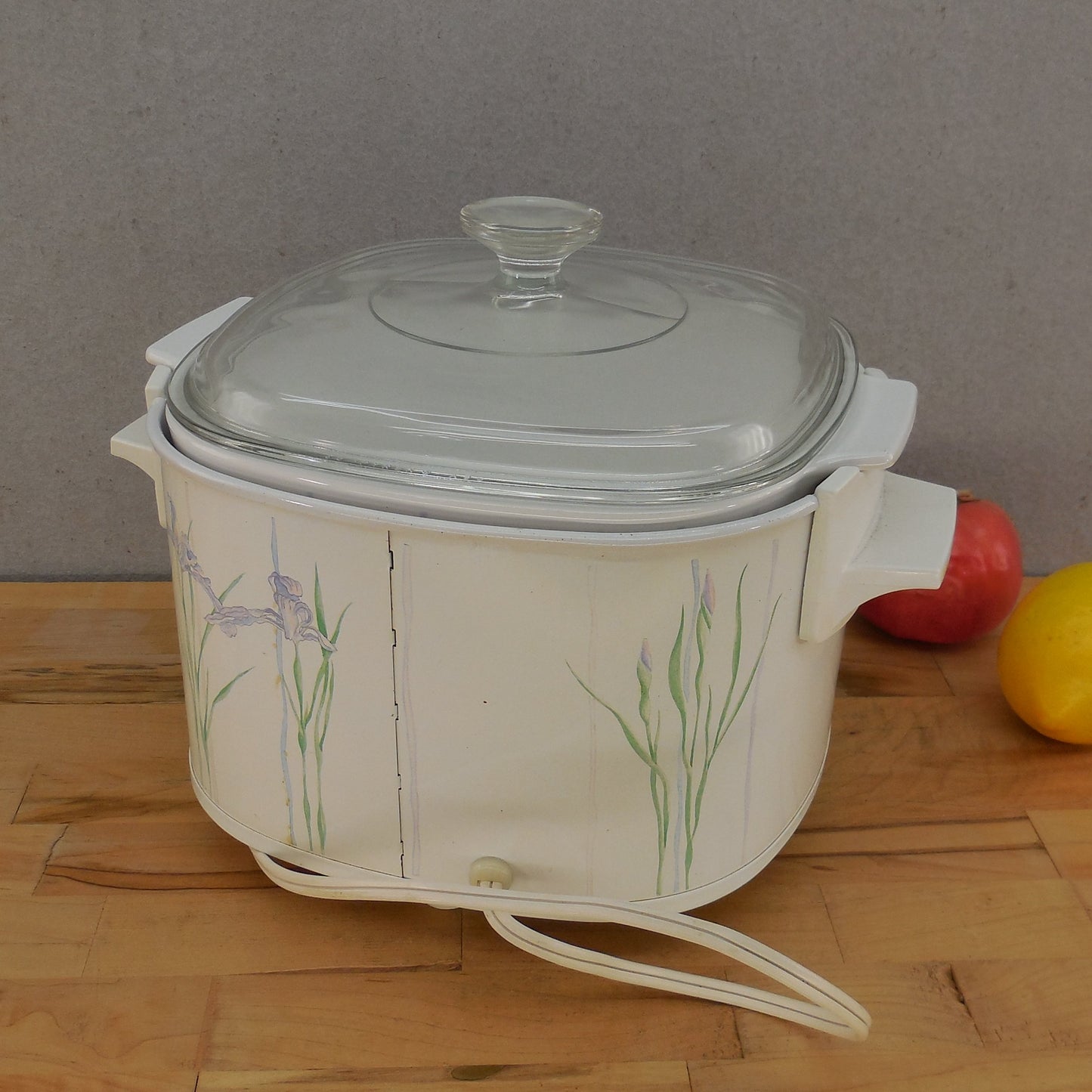 Corning Ware Shadow Iris Rival Crock-Pot Slow Cooker 3 Quart #3753