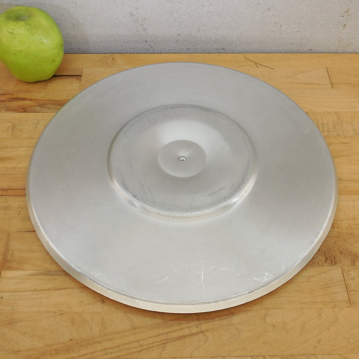 Unbranded Danish Modern Yellow/Blue Tile Metal Serving Platter