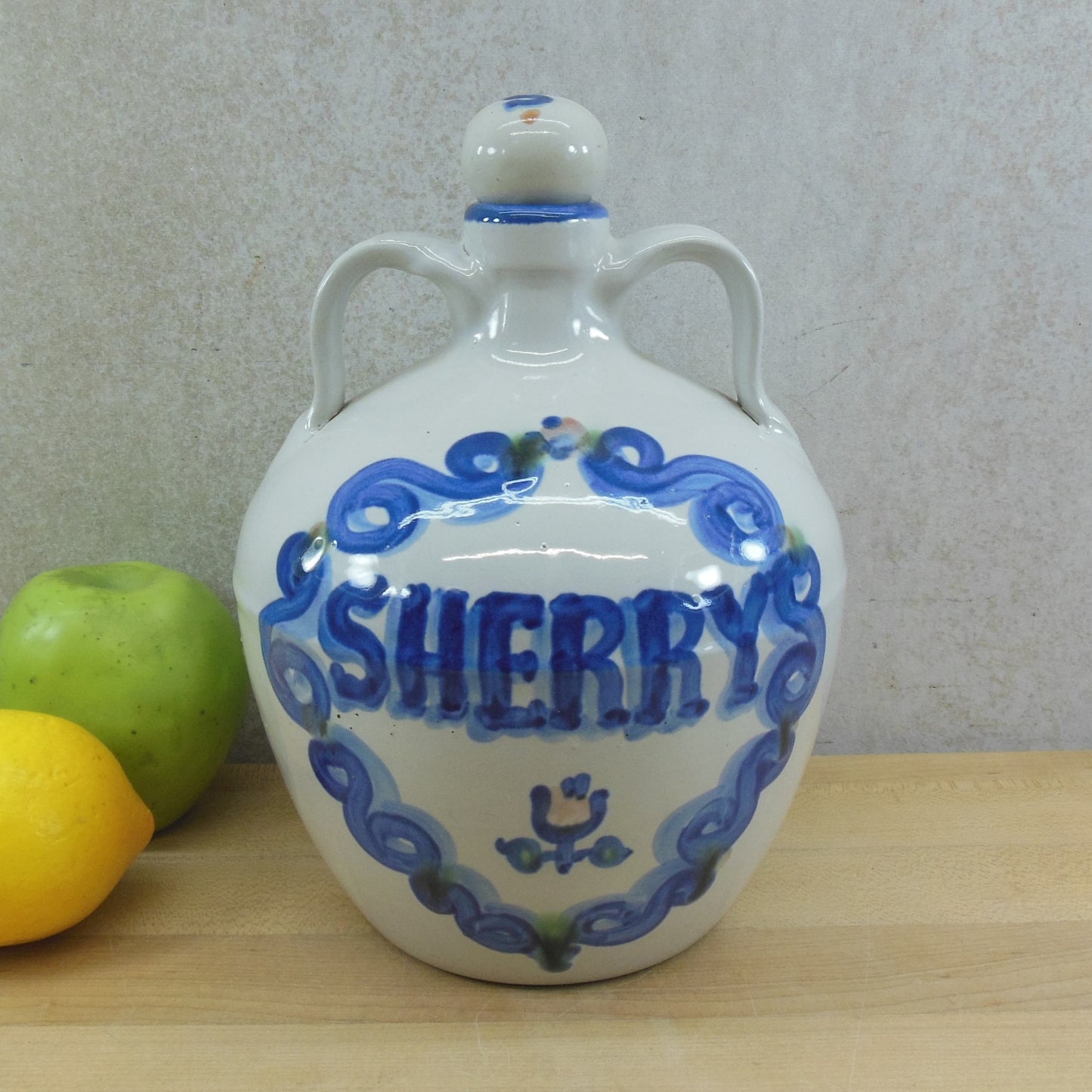 M.A. Hadley Pottery Sherry Jug Decanter