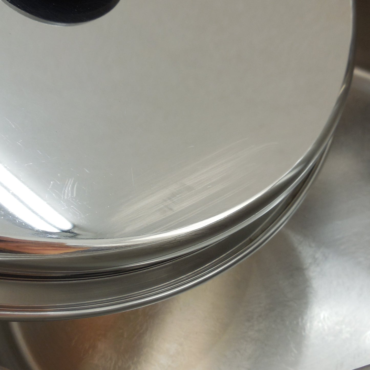 Royal Presitge West Bend 5 Quart Stock Pot 7 Ply SS Titanium Silver Alloy Copper