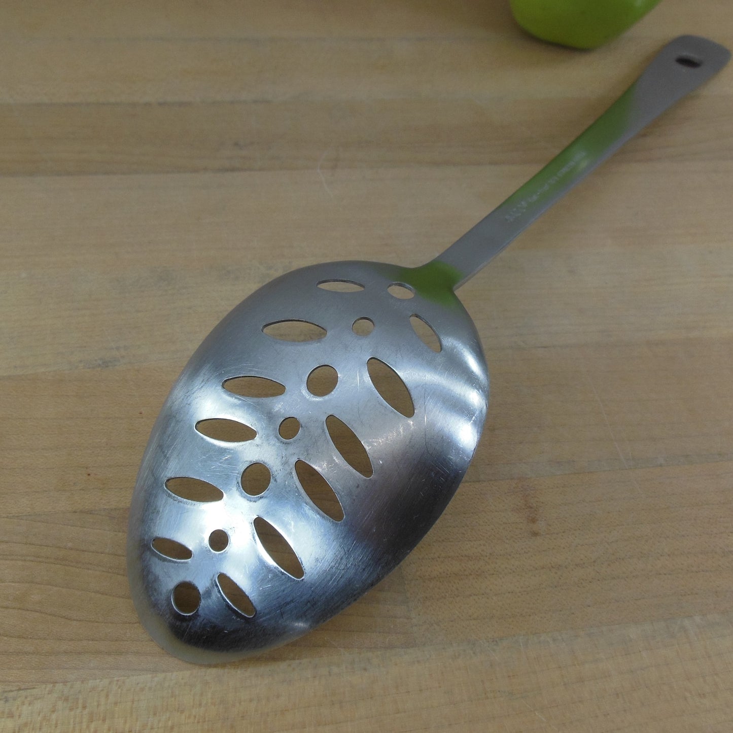 AMCO Korea Rust Proof 18-8 Stainless Slotted Spoon Utensil 852 used