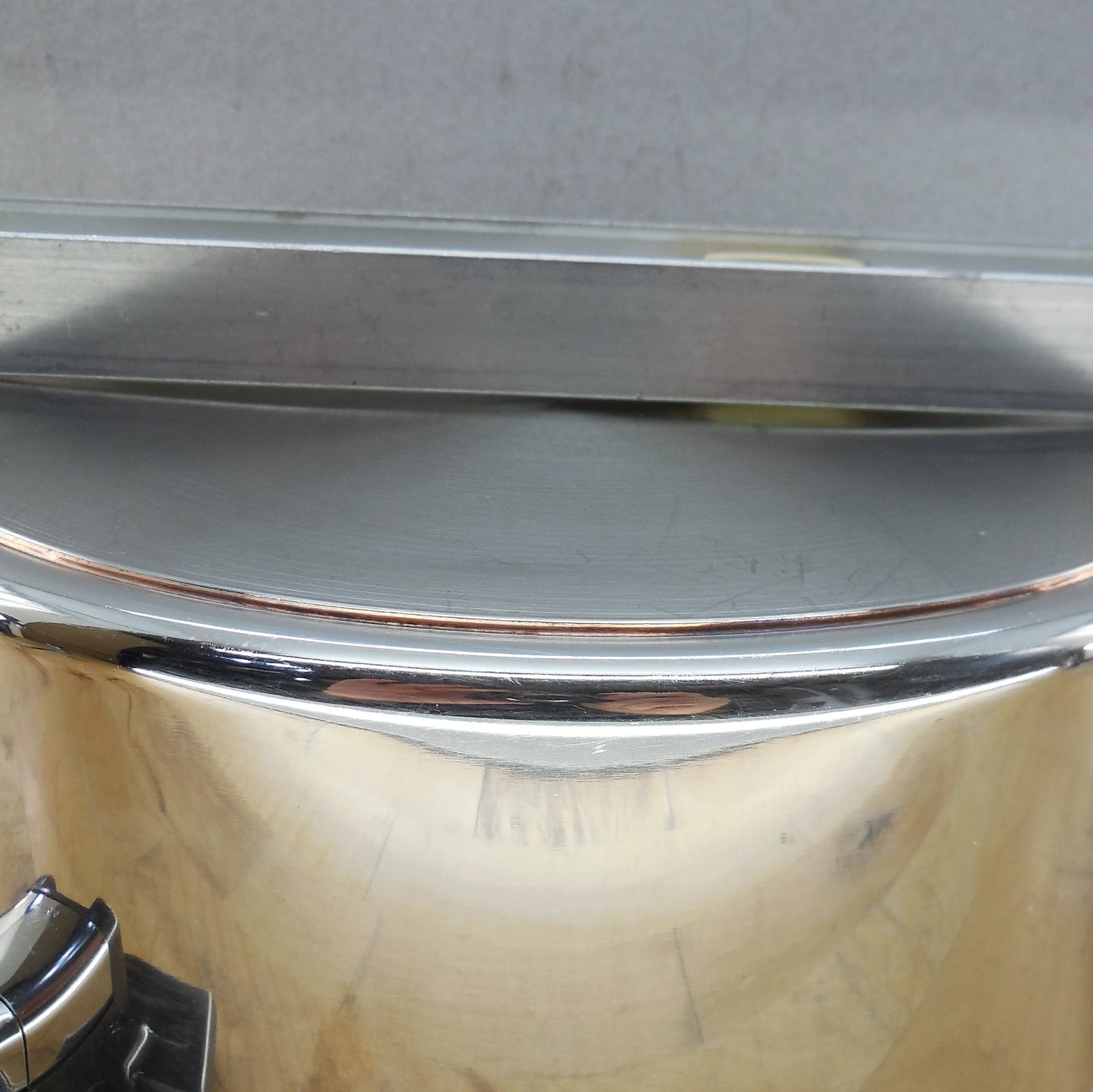 Royal Presitge West Bend 5 Quart Stock Pot 7 Ply SS Titanium Silver Alloy Copper Bottom