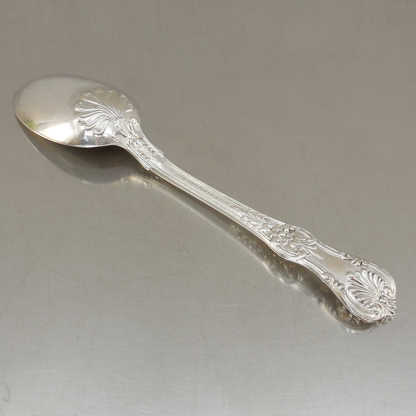 Tiffany & Co English King Sterling Silver Teaspoon 5-3/4" Mono M Antique