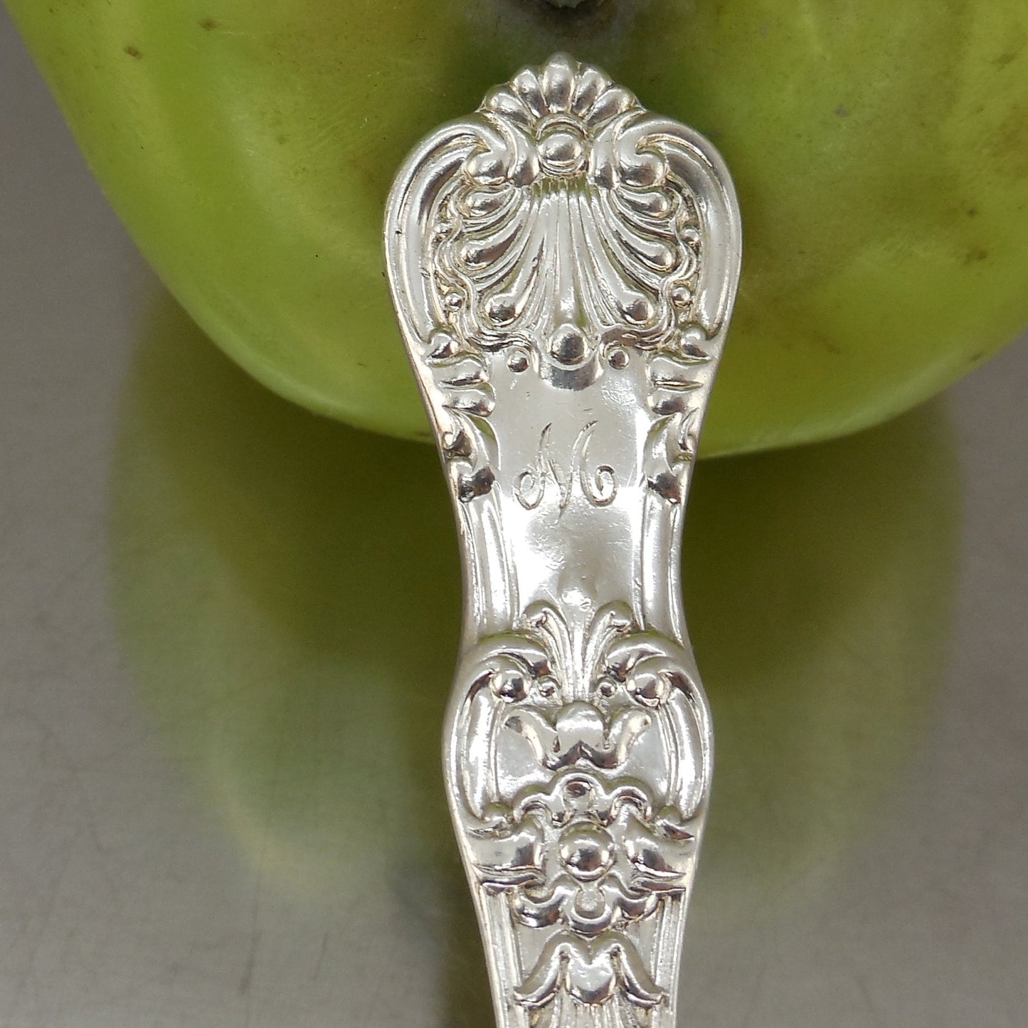 Tiffany & Co English King Sterling Silver Teaspoon 5-3/4" Mono M used
